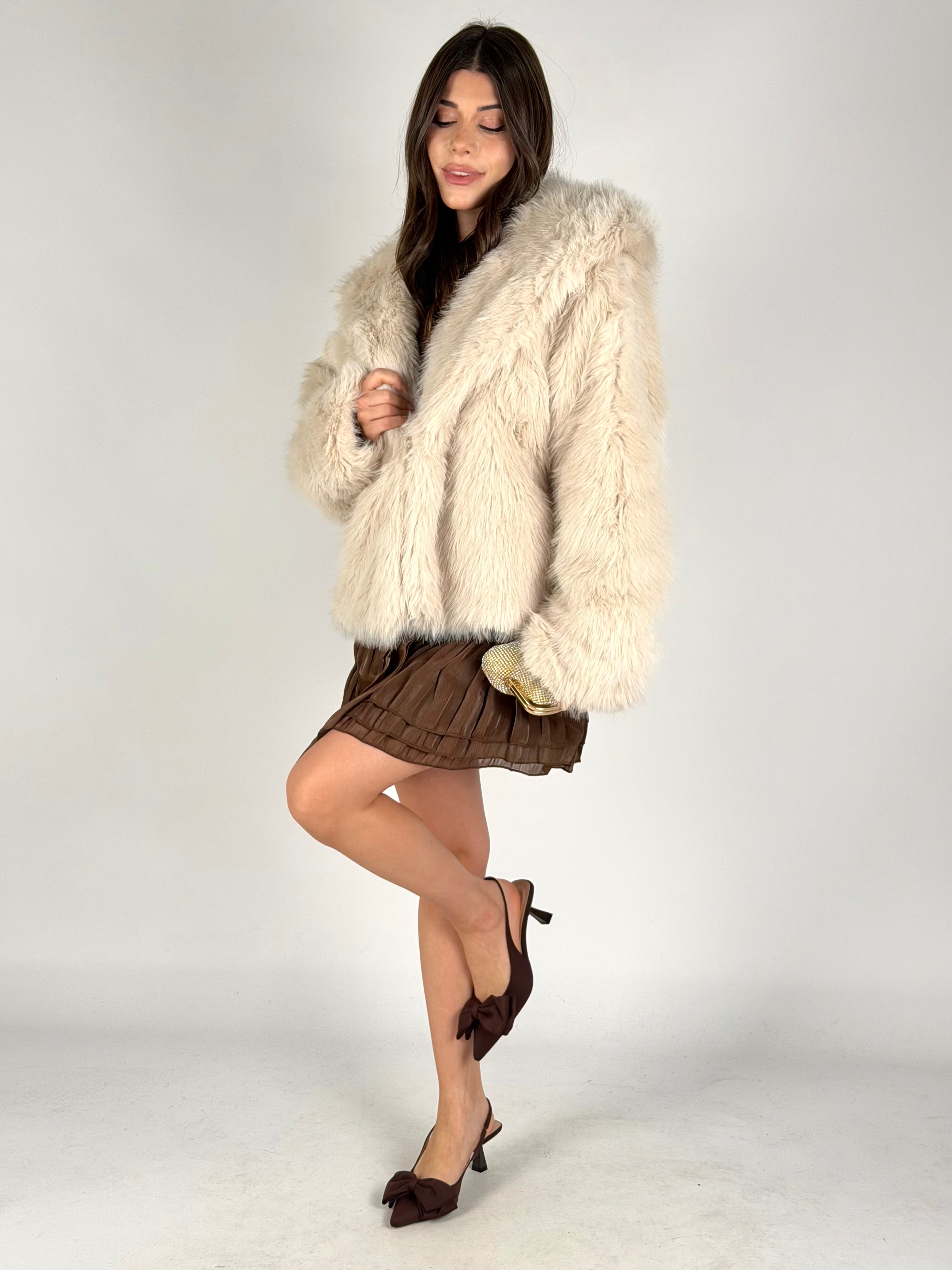 Pelliccia Lusilla beige