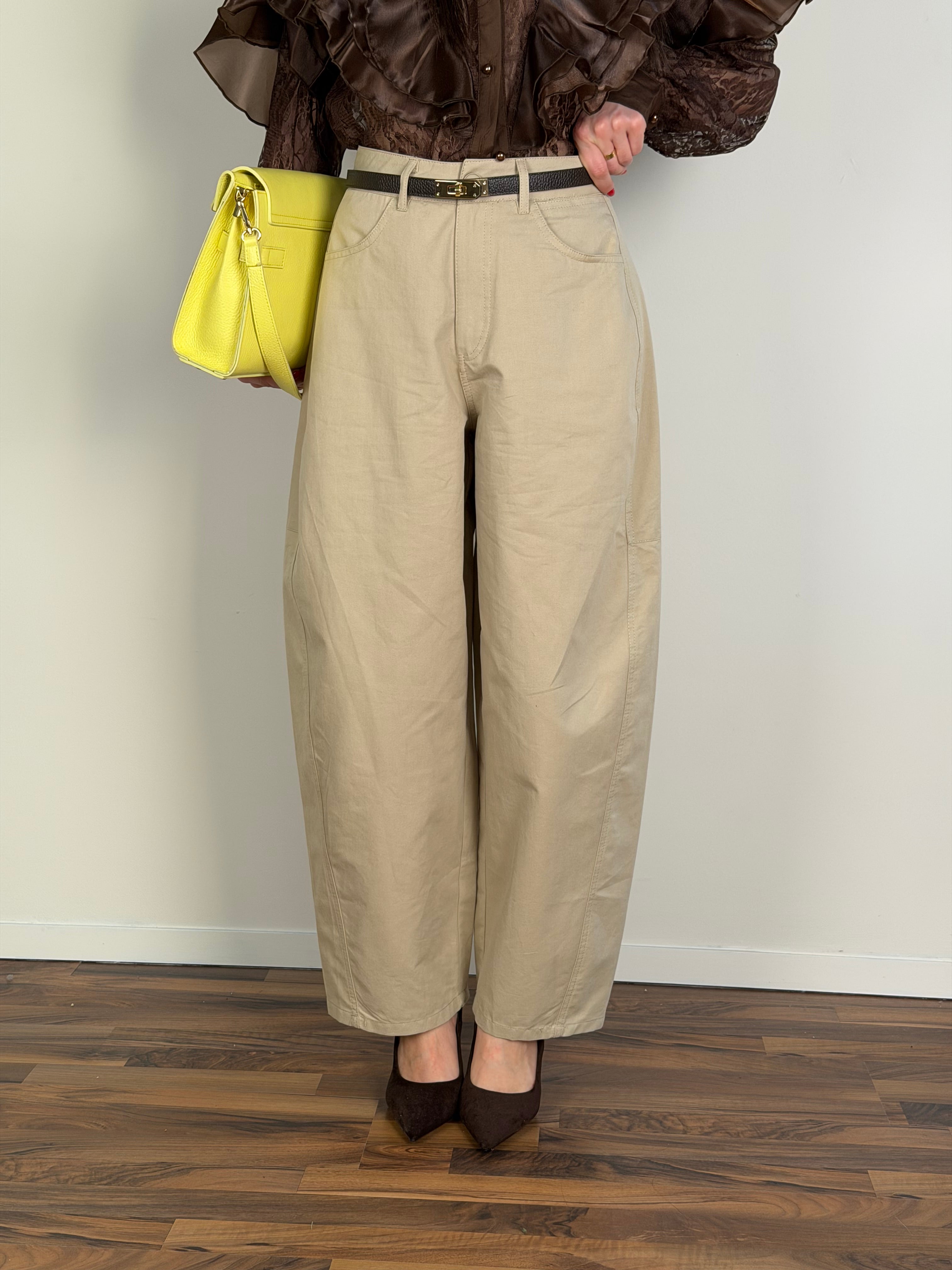 Pantalone Fuego beige