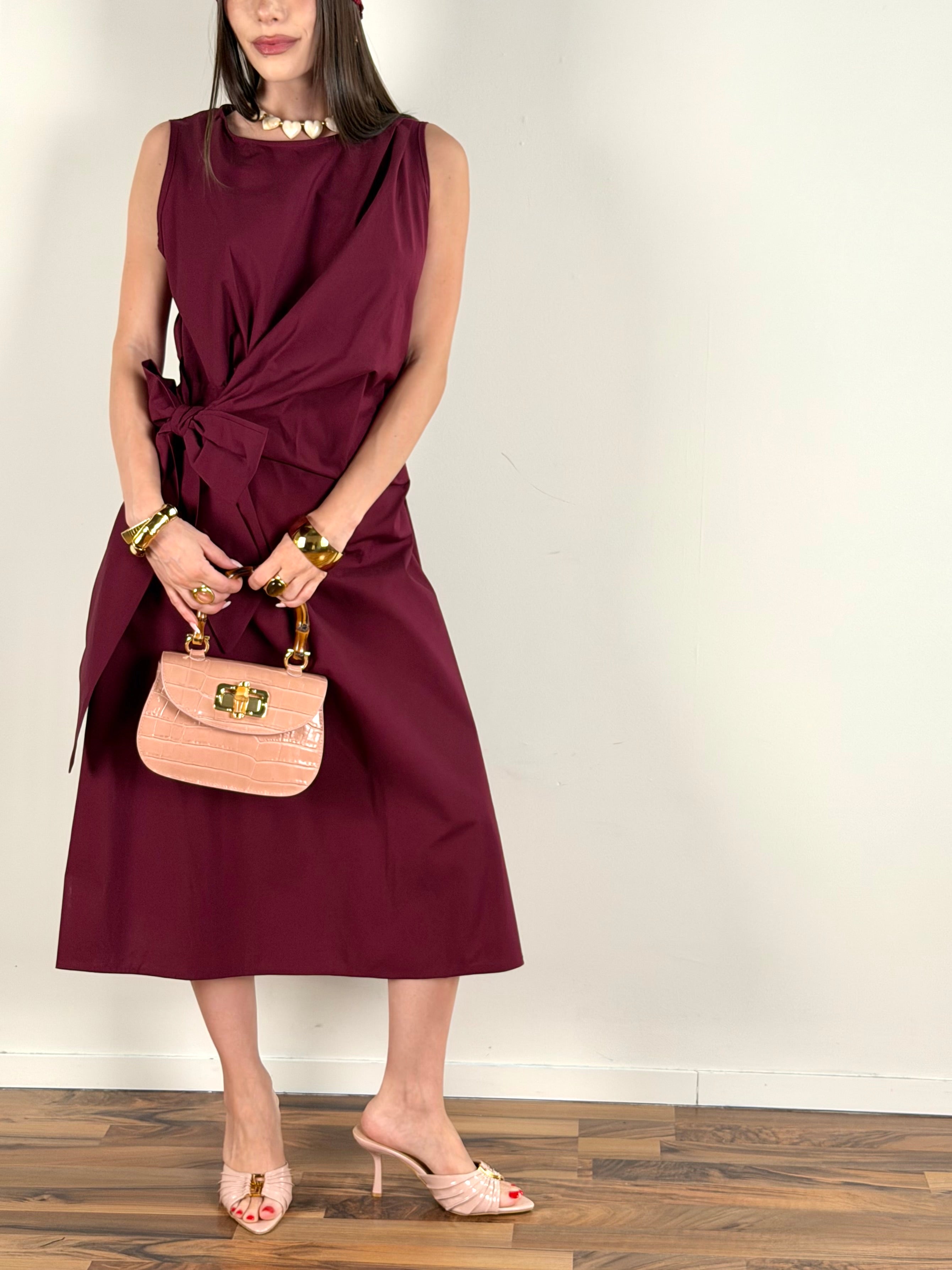 Abito Ingrid bordeaux