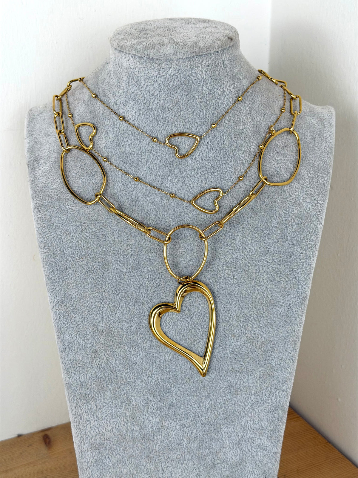 Collana doppio filo - collezione cuori