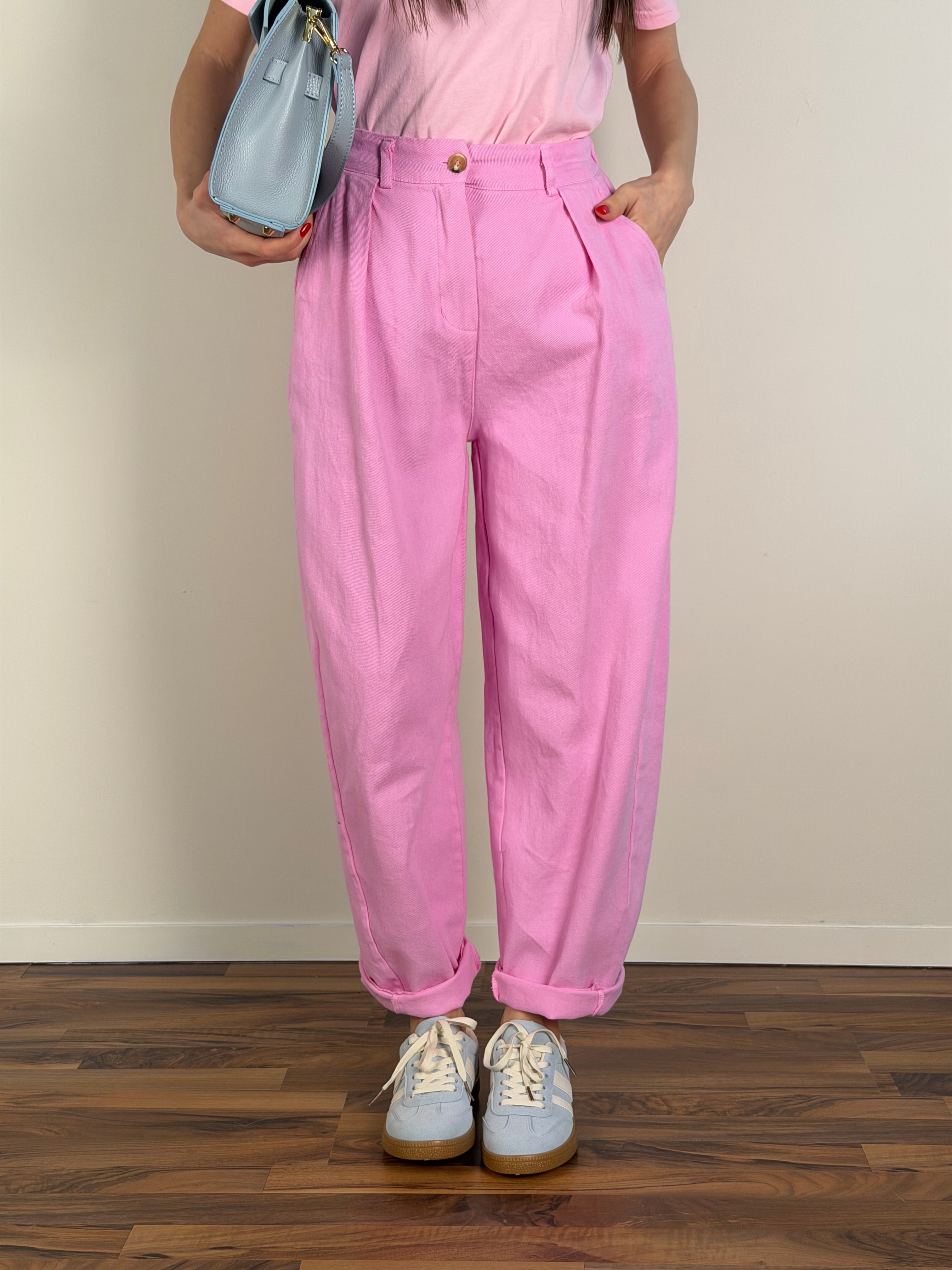 Pantalone Cipro rosa