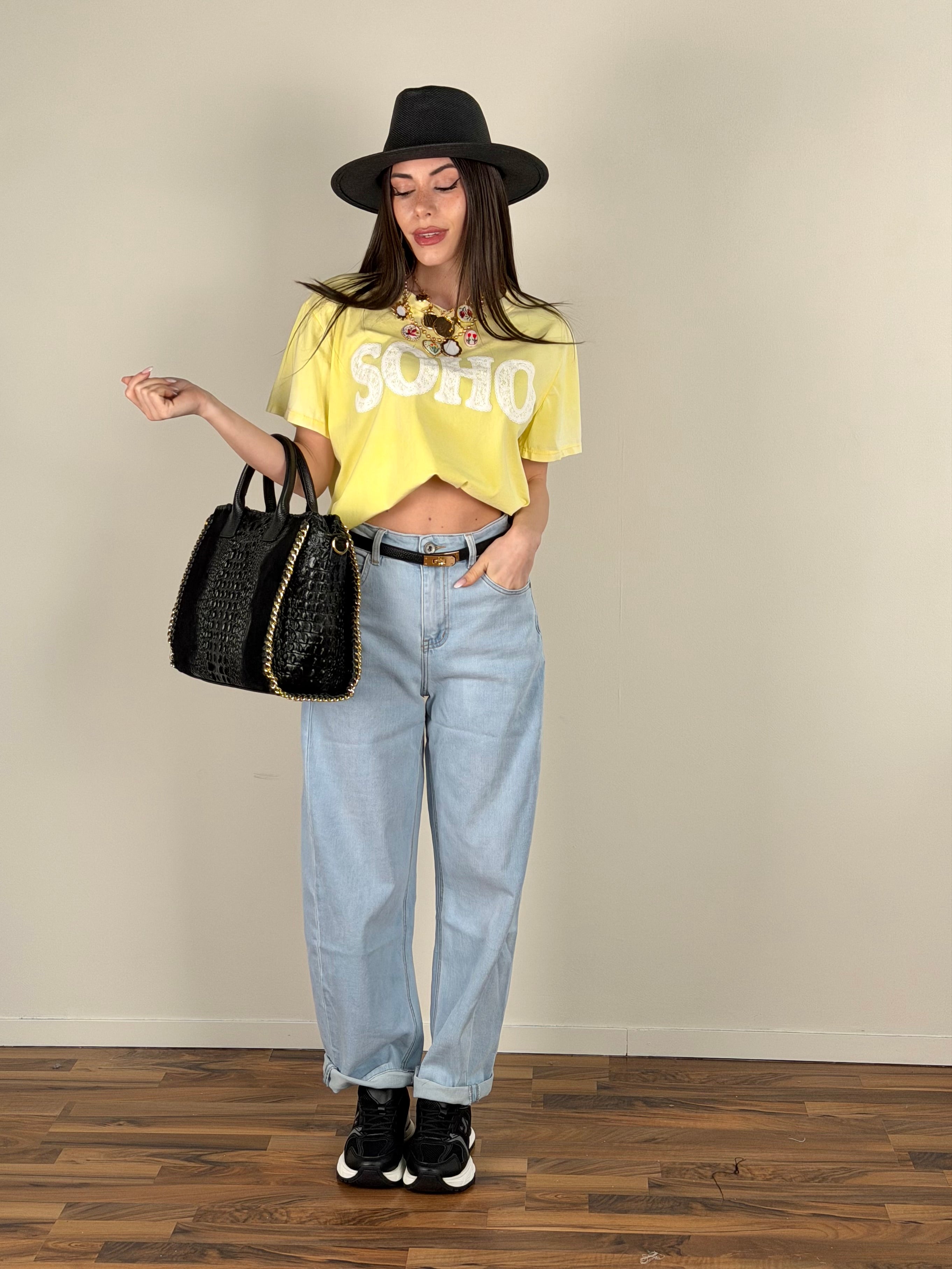 T-shirt Soho colors gialla