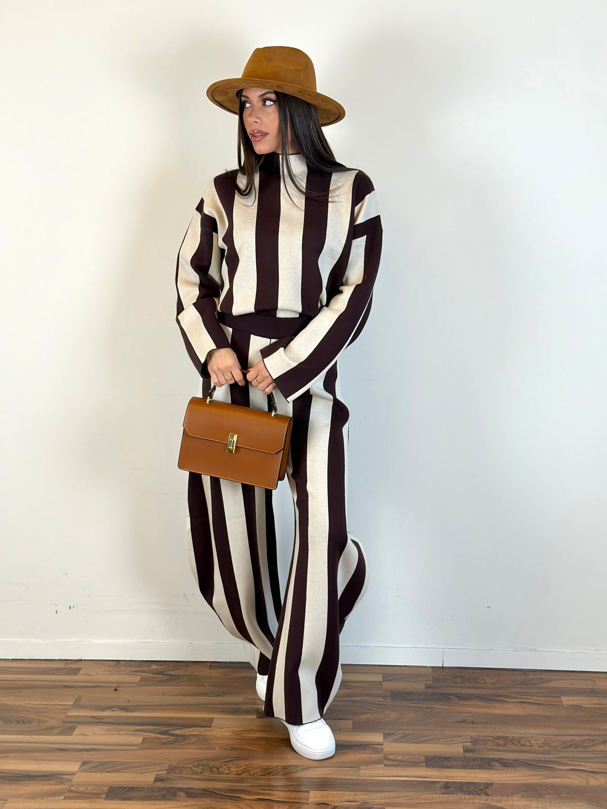 Pantalone tuta Zebra moro/panna