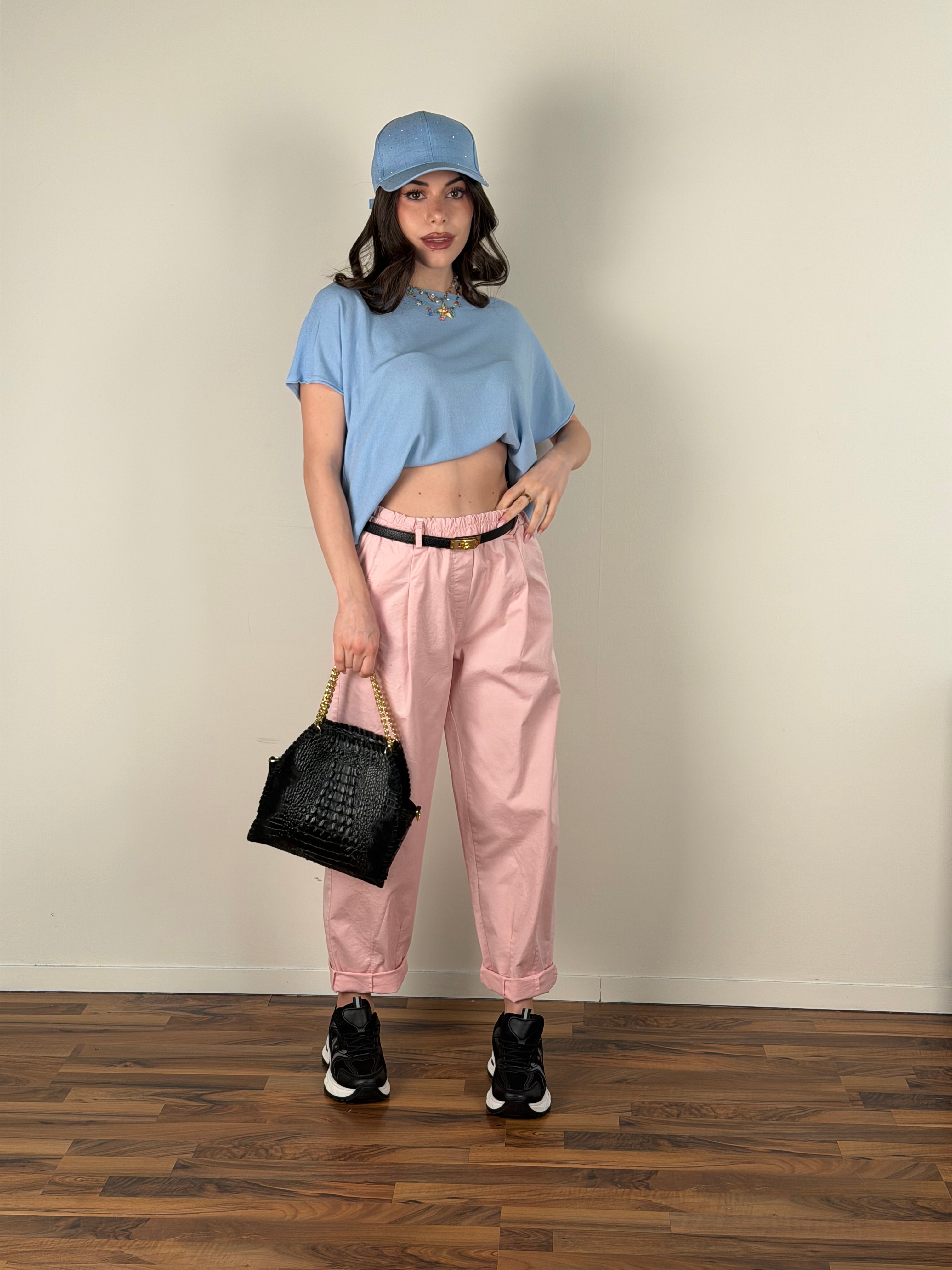 Pantalone Carmen rosa