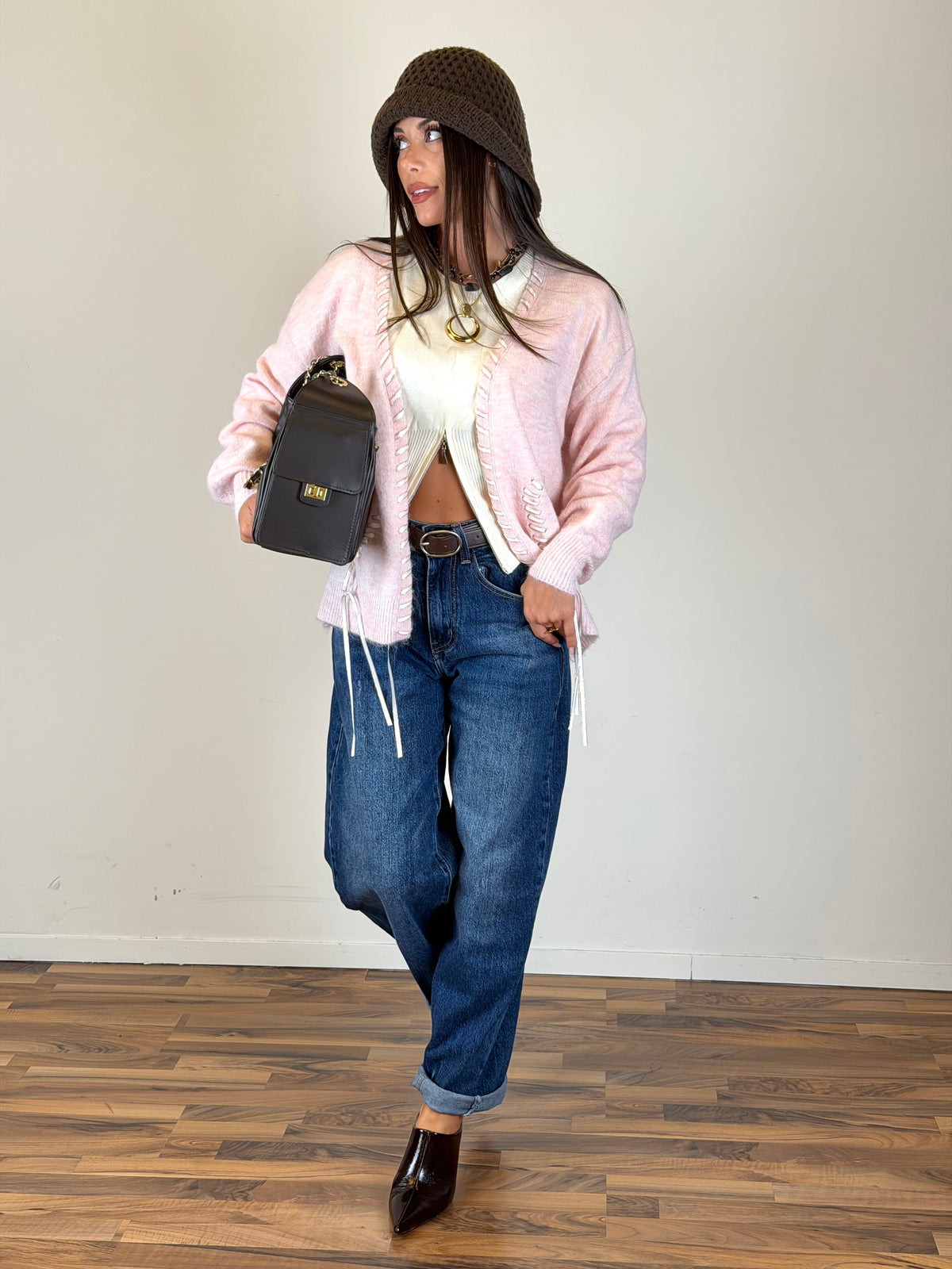 Cardigan Narciso rosa