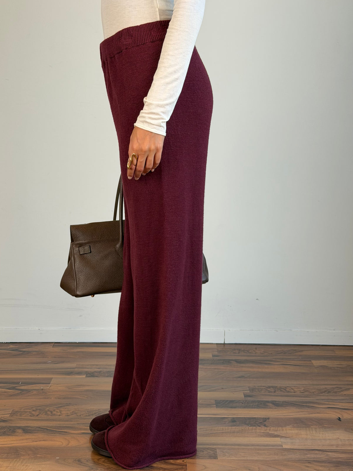 Pantalone tuta Sheila bordeaux