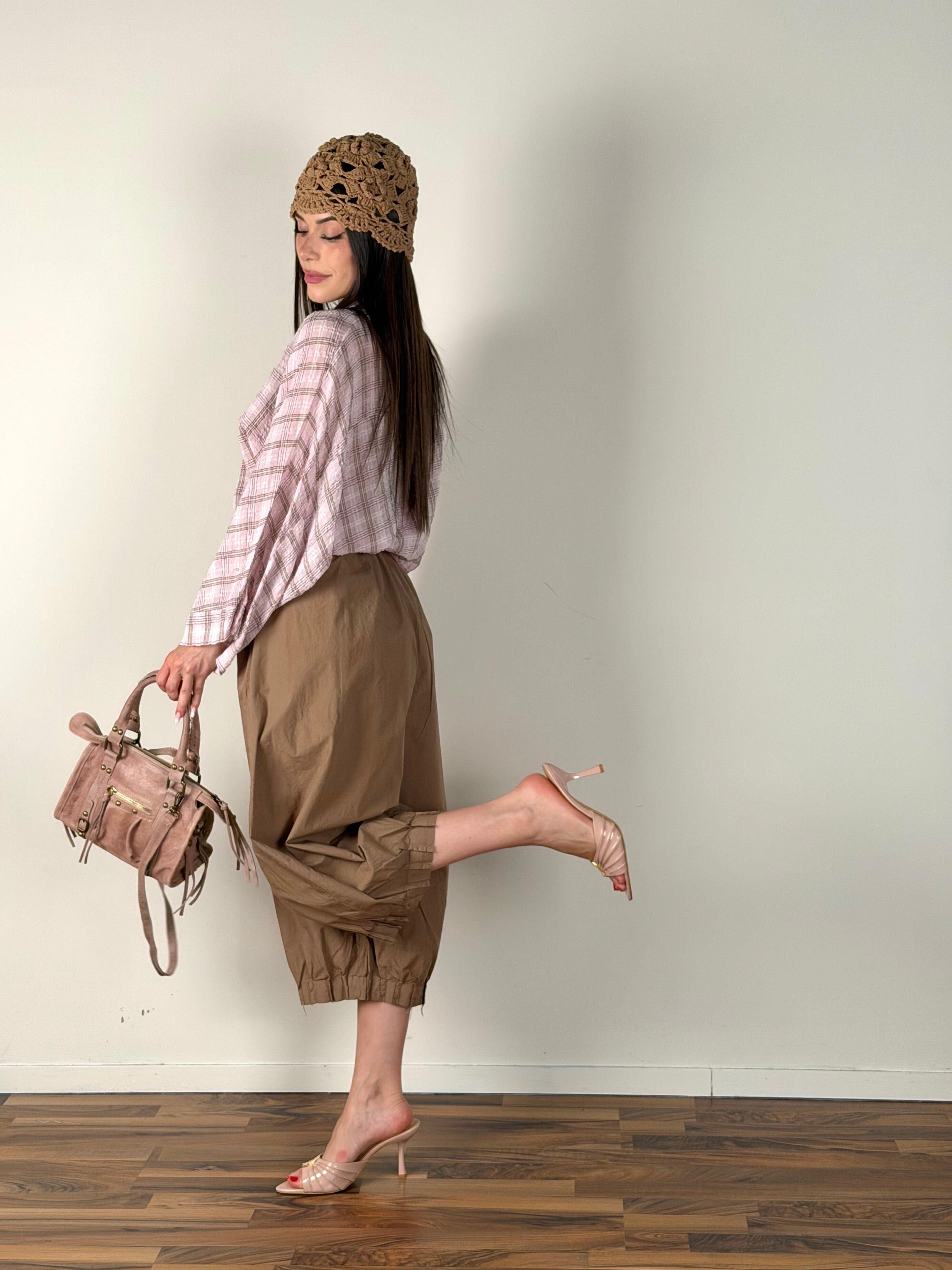 Pantalone Grace caffè