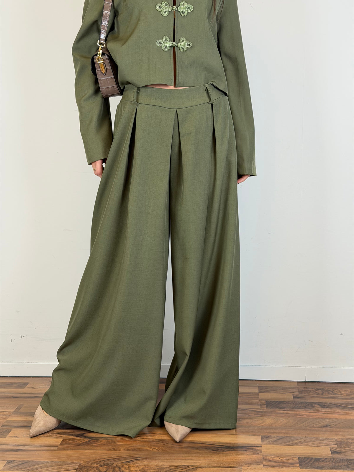 Tailleur Oriental verde
