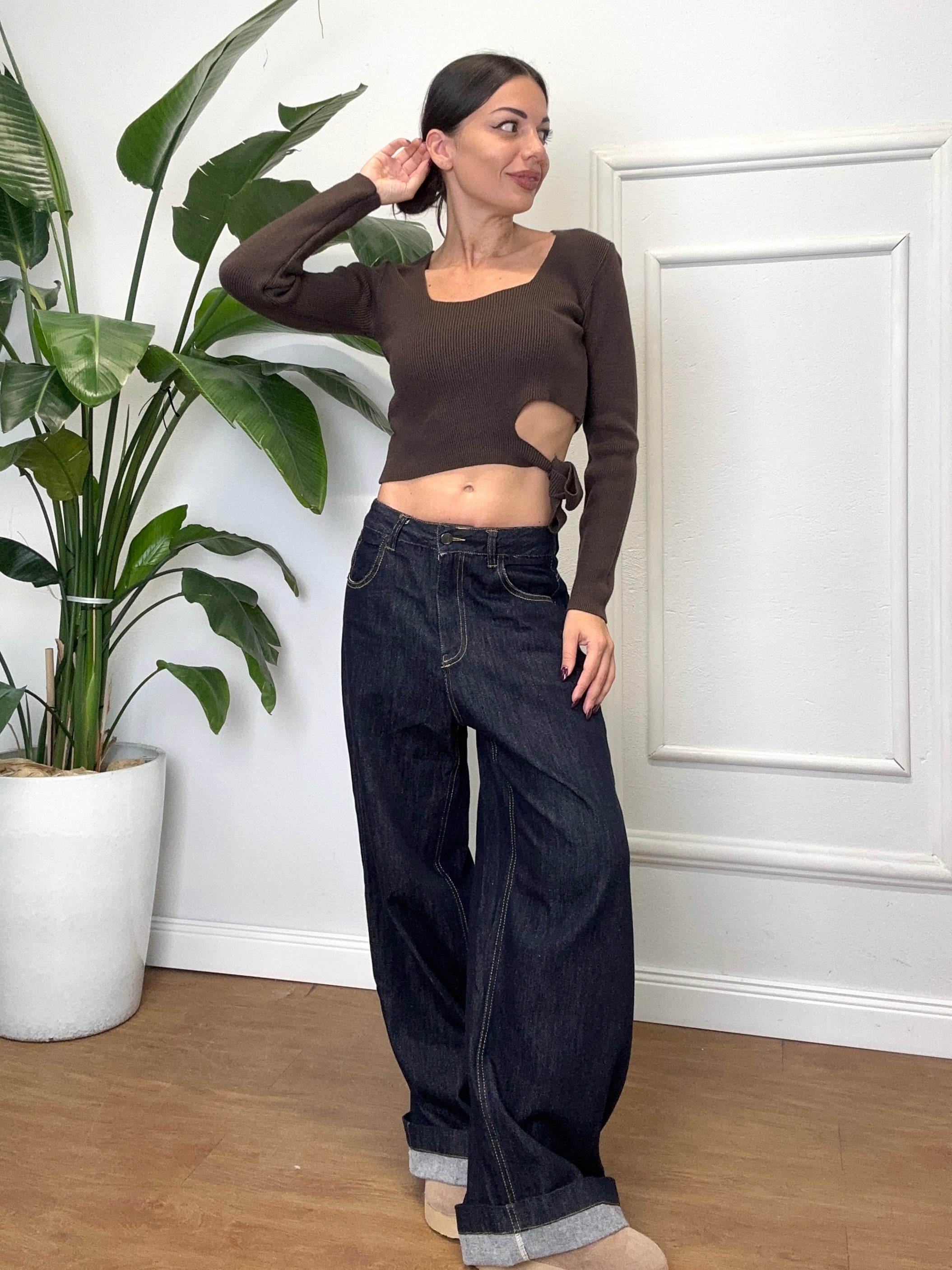 Maglioncino nodo moro