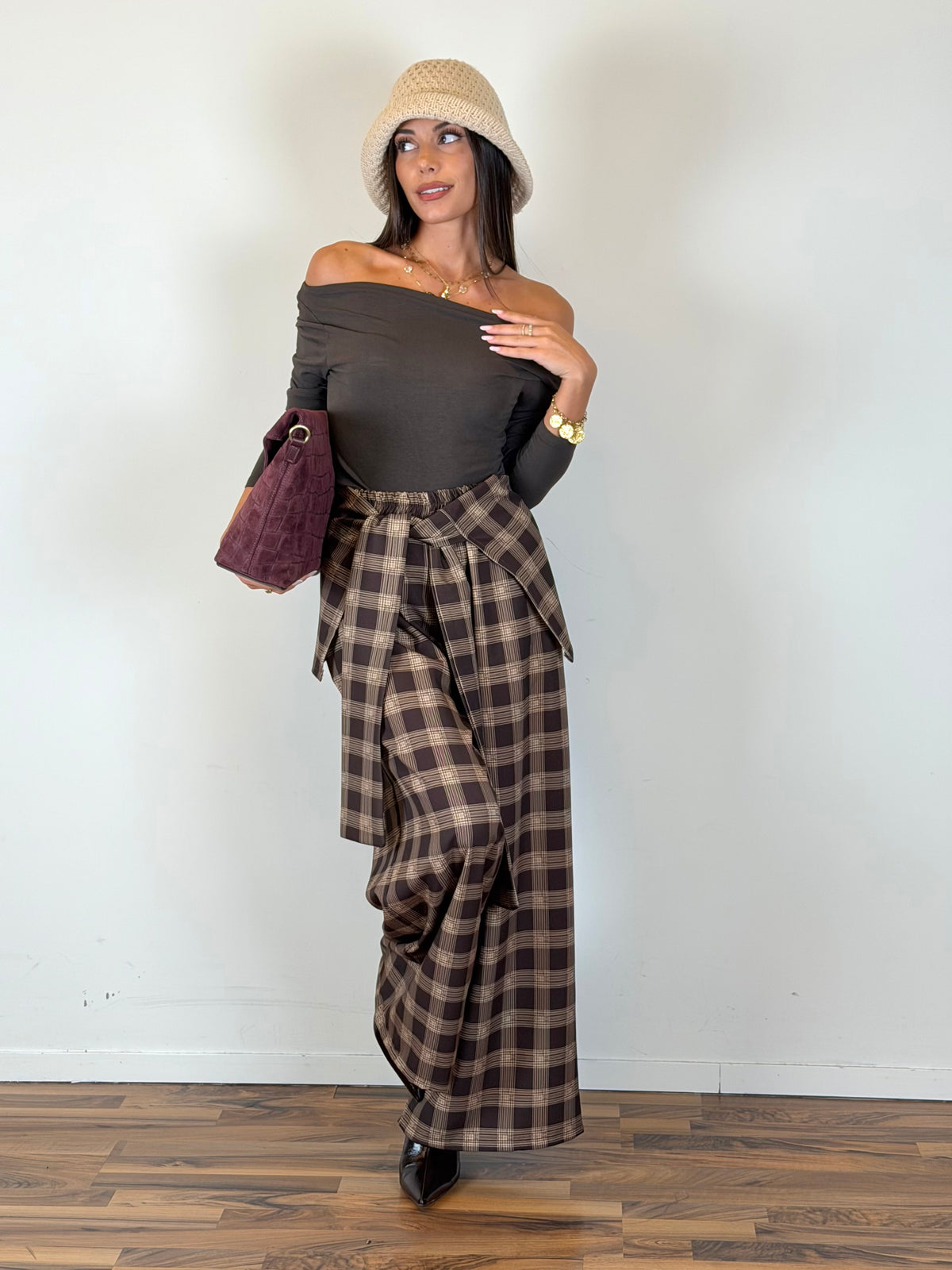 Pantalone Label moro