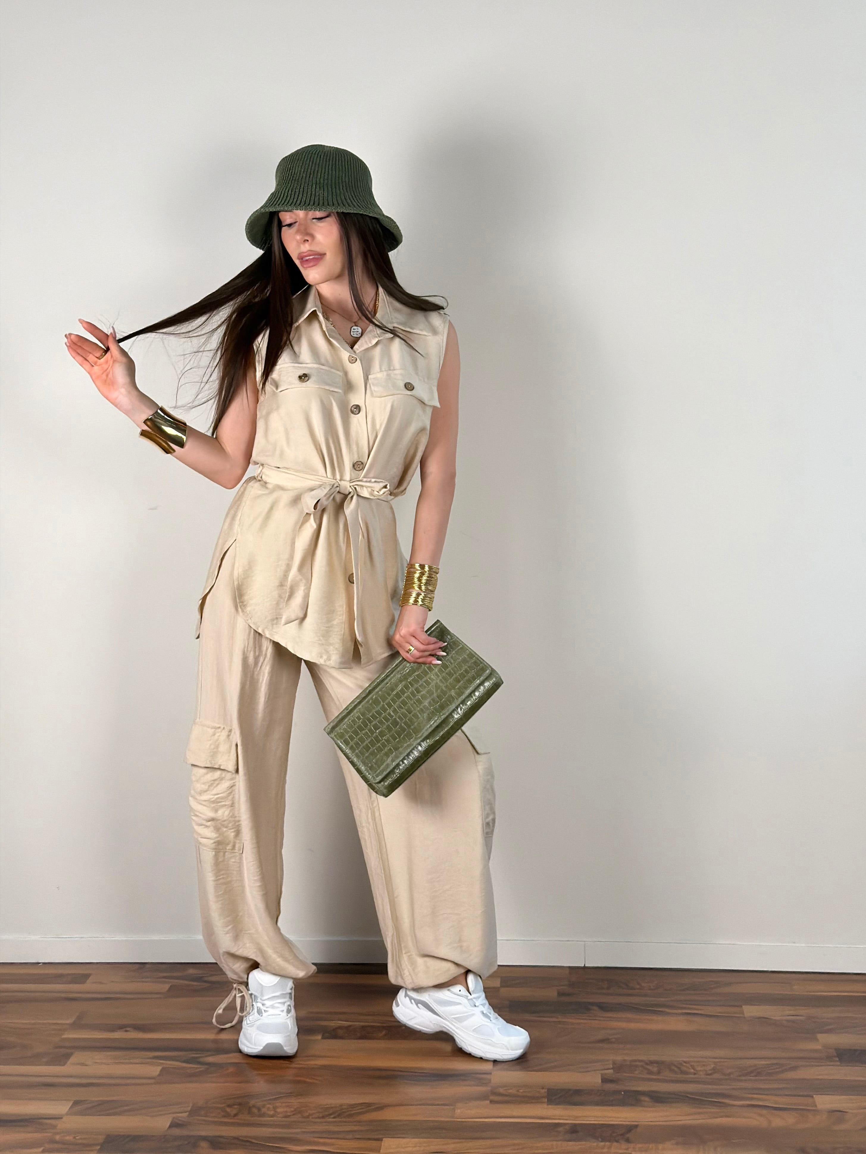 Pantalone Twist beige