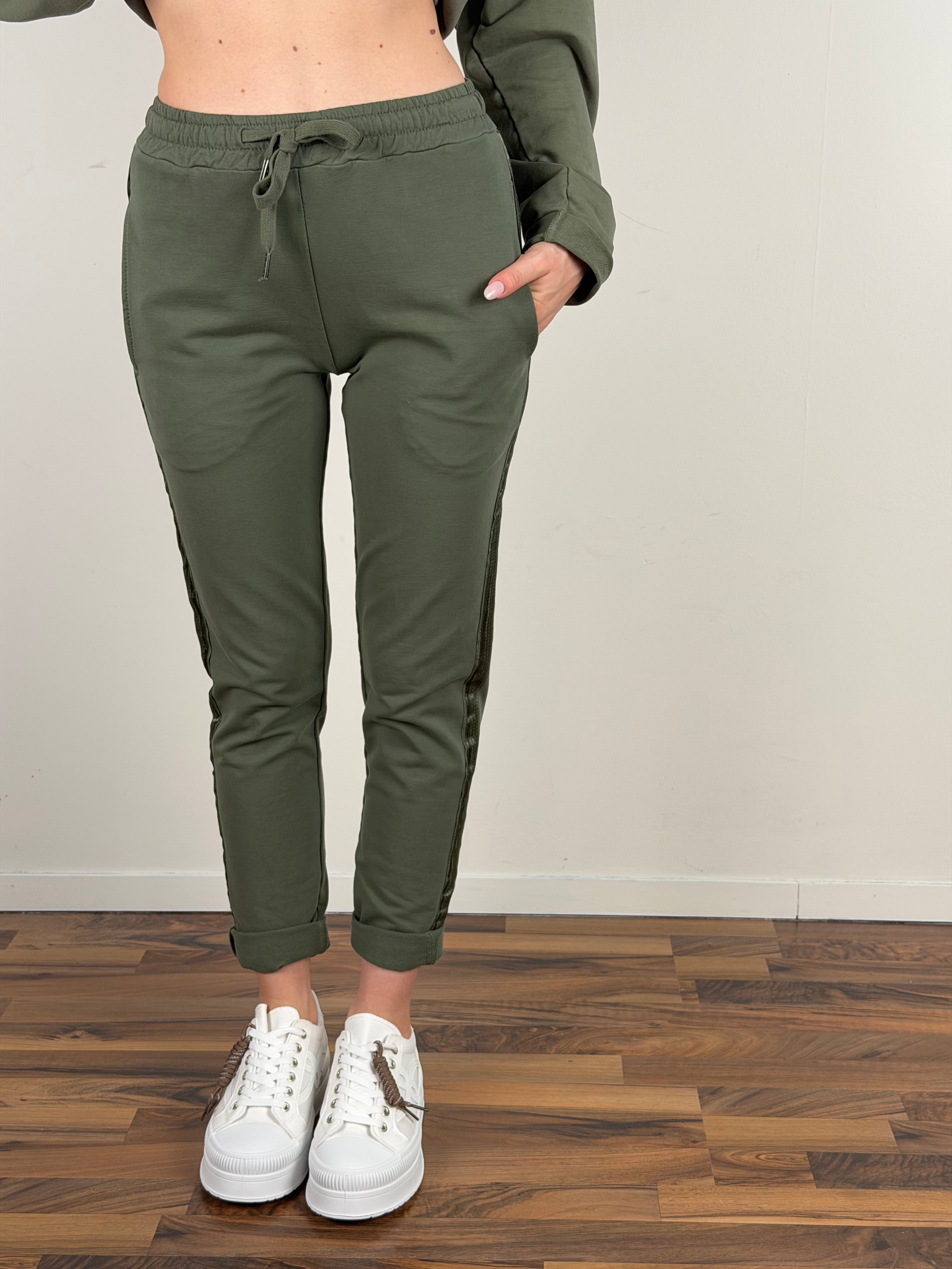 Pantalone Malibu verde
