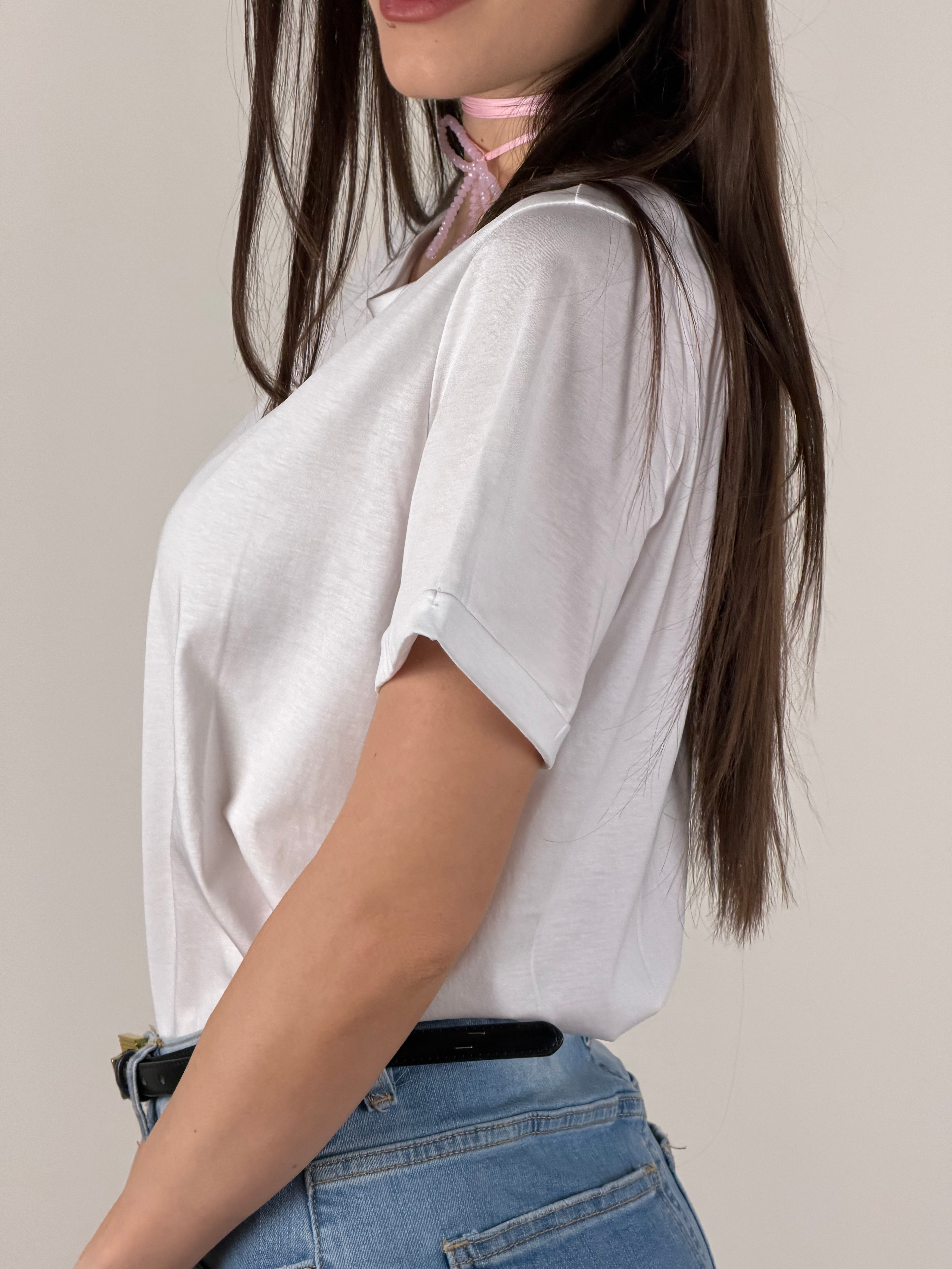 T-shirt basic bianca