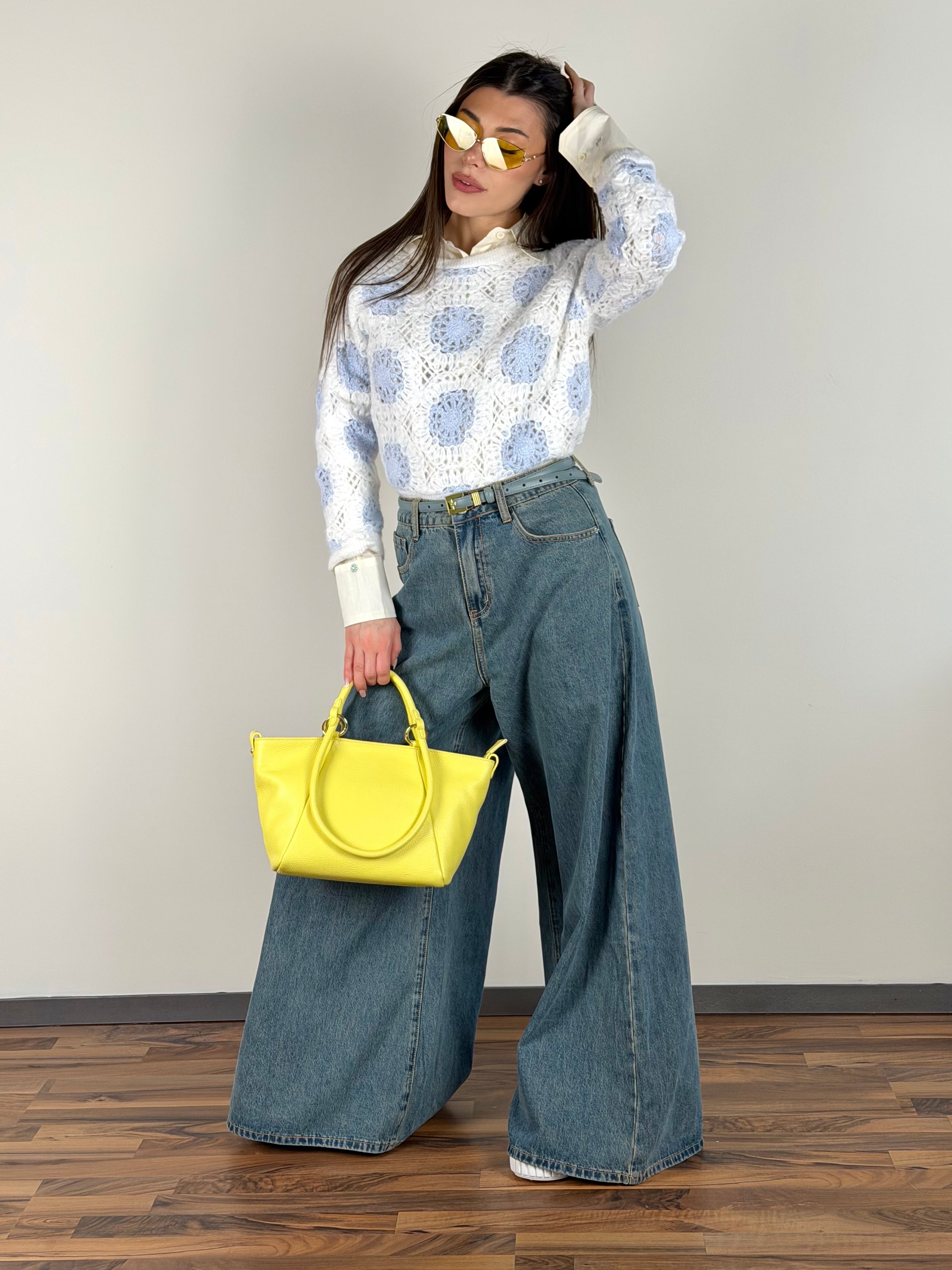 Maglia Dolly celeste