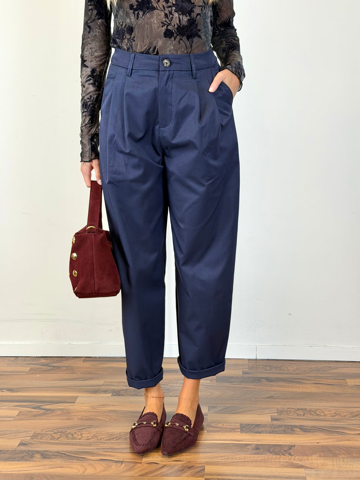 Pantalone James blu
