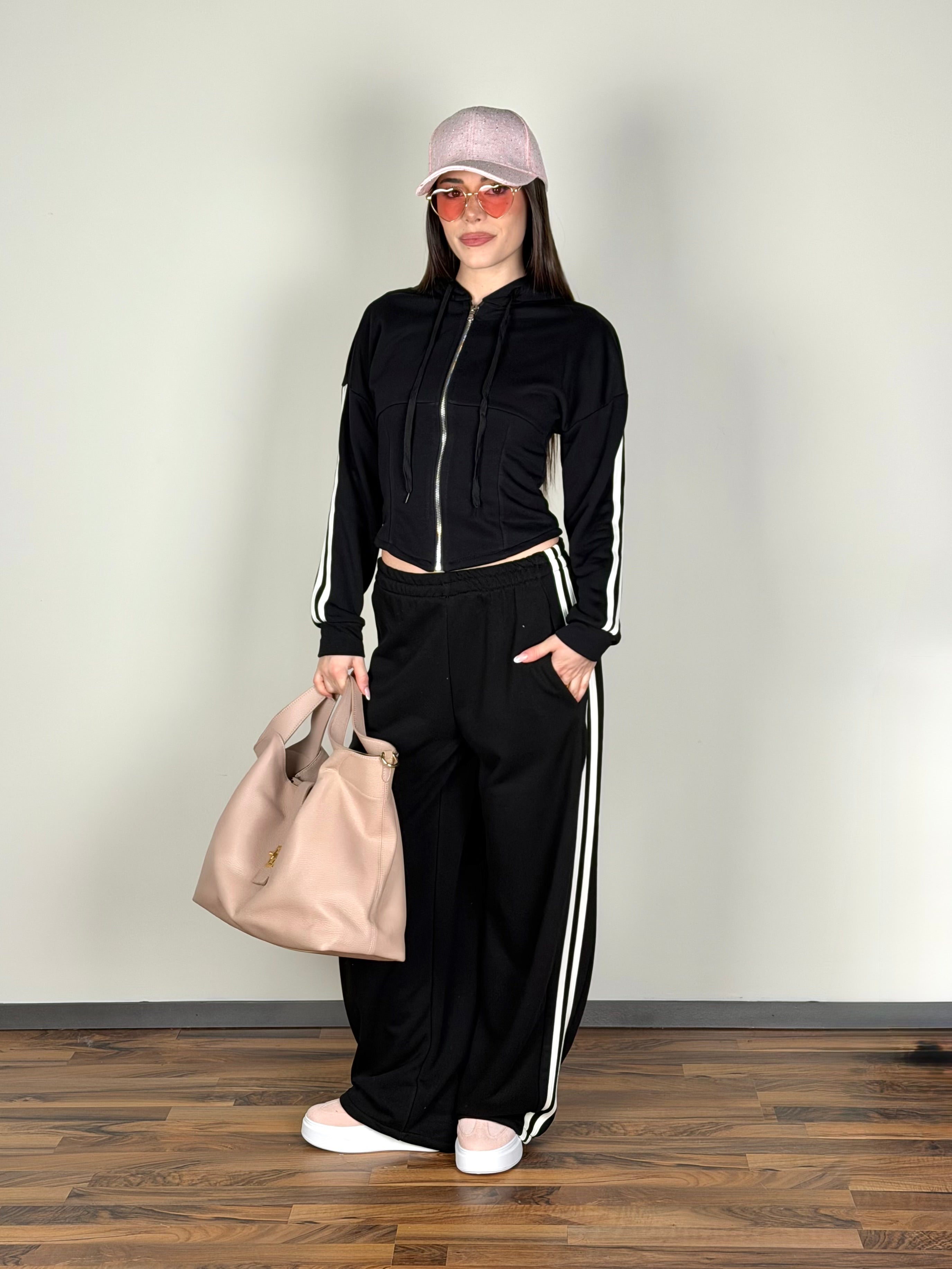 Pantalone tuta Iconic nero