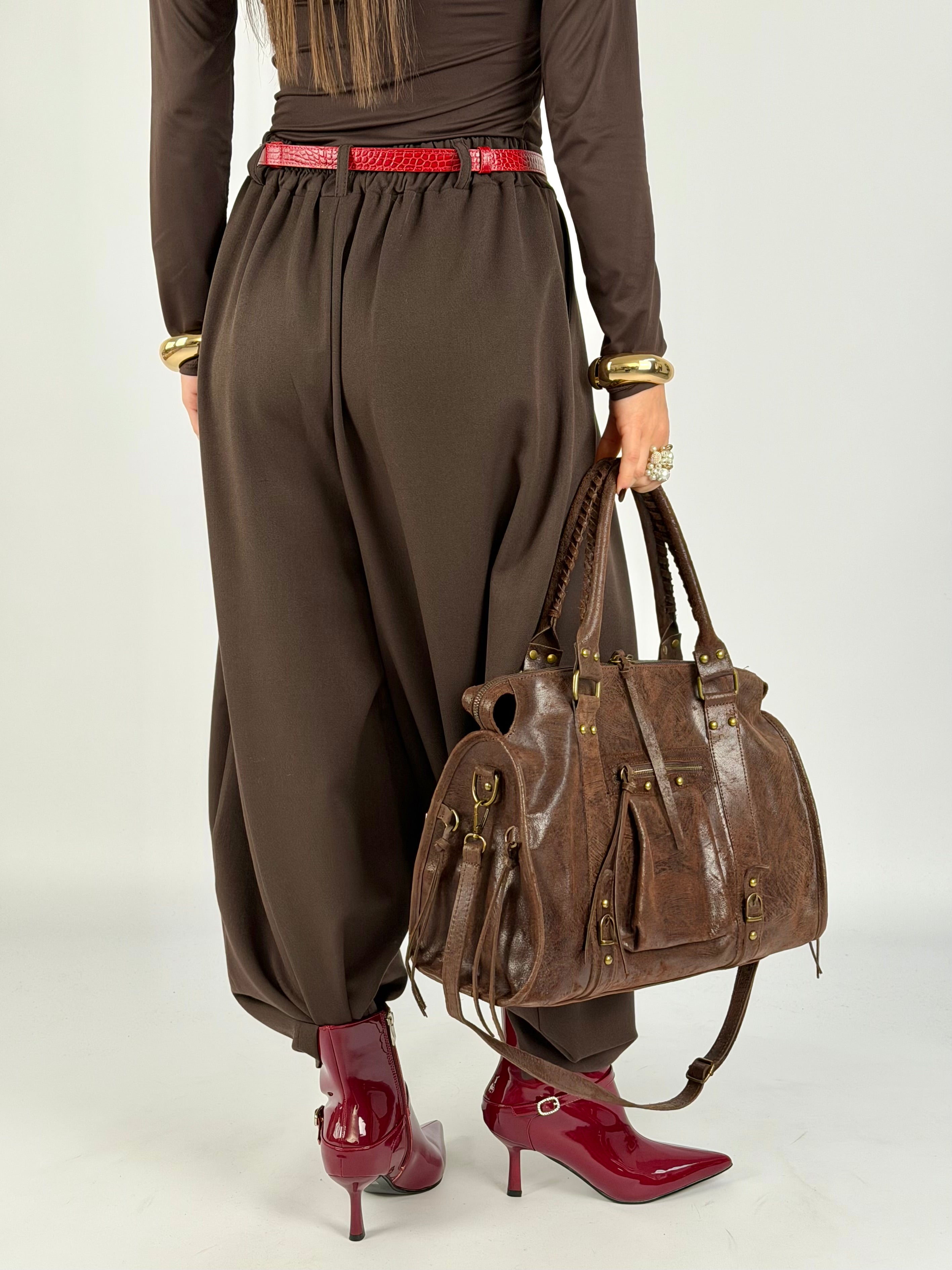 Pantalone Flora moro