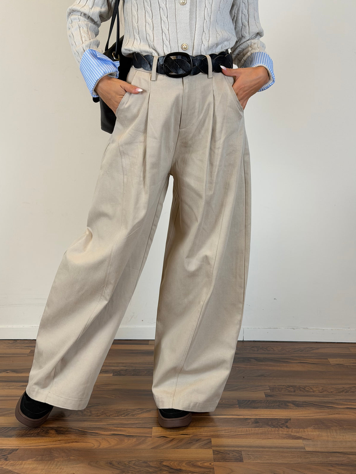 Pantalone Bonton beige