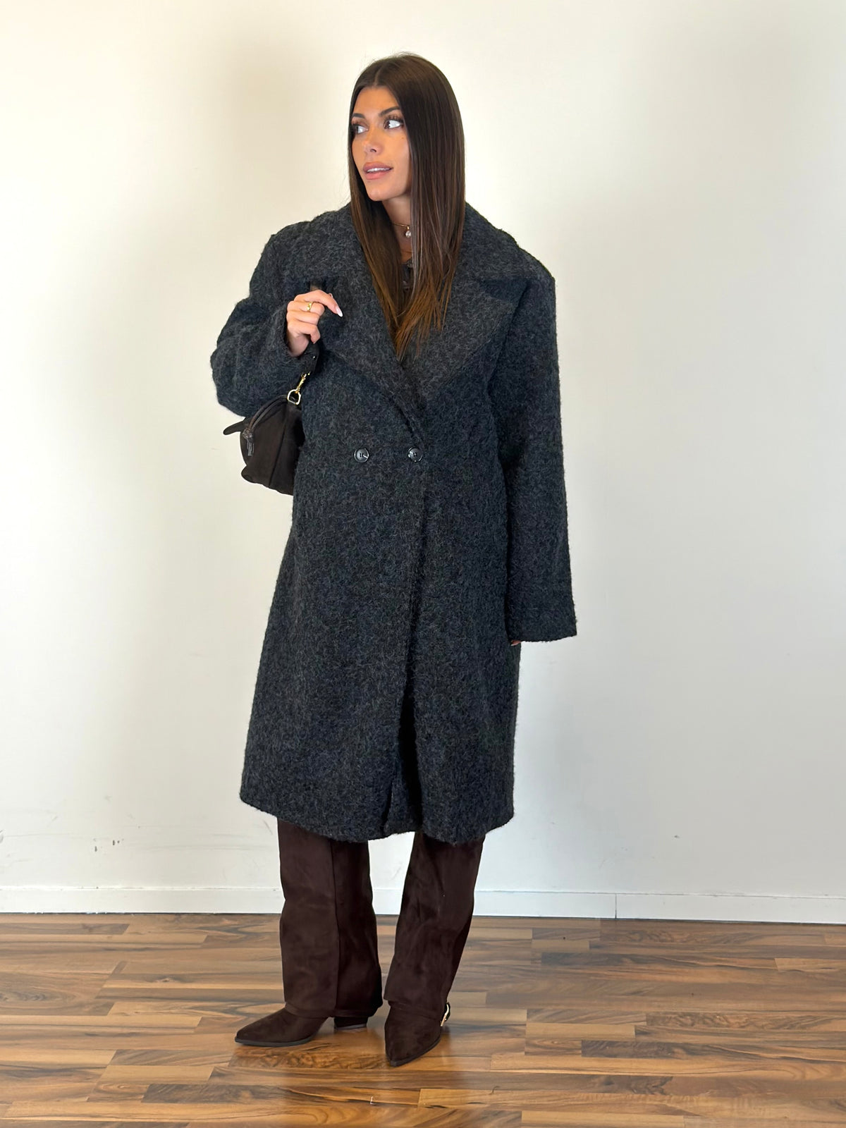 Cappotto Glamour nero