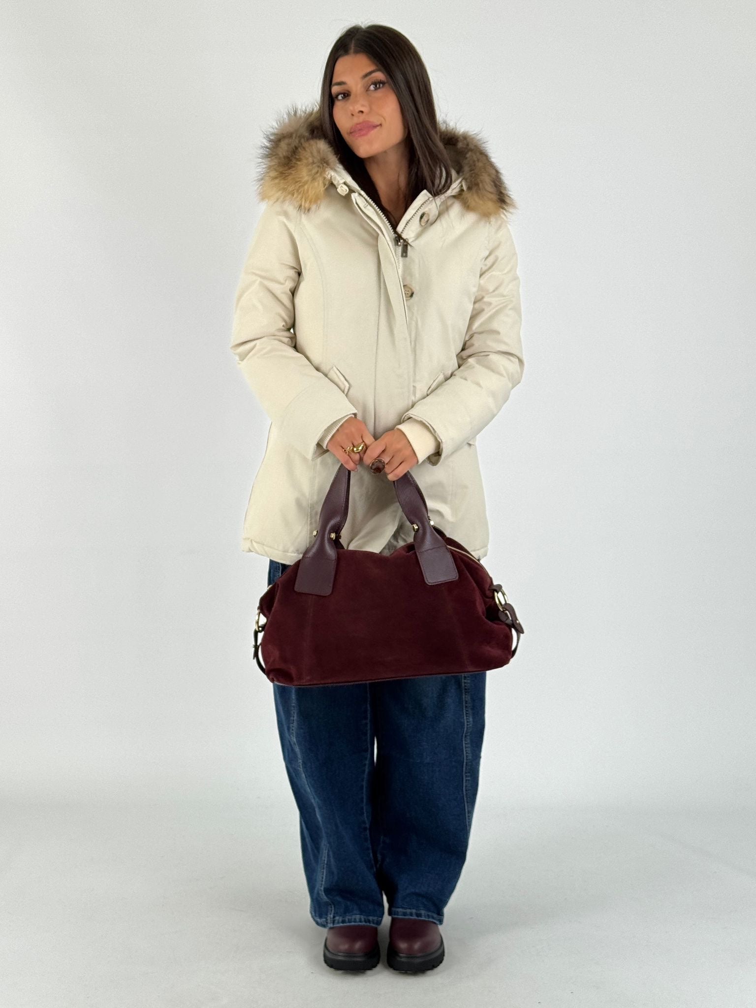 Giaccone Parka bianco
