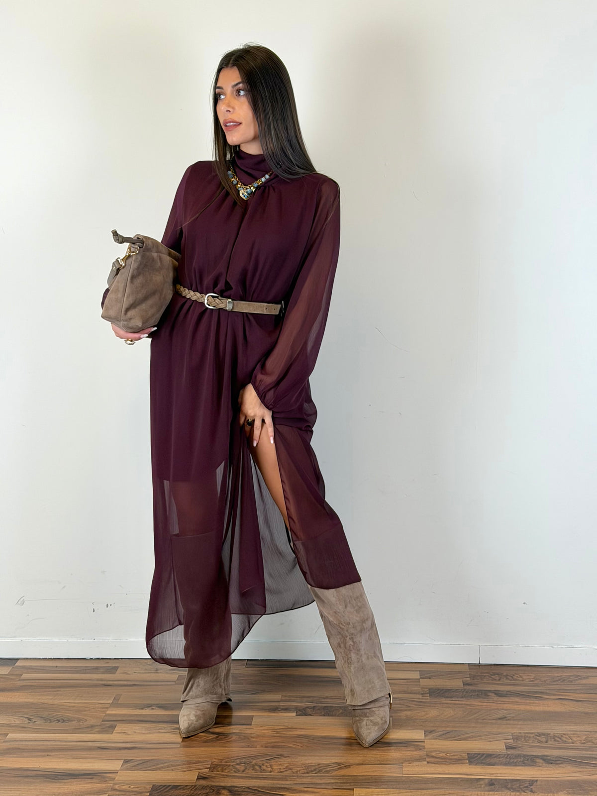Abito Lavi bordeaux