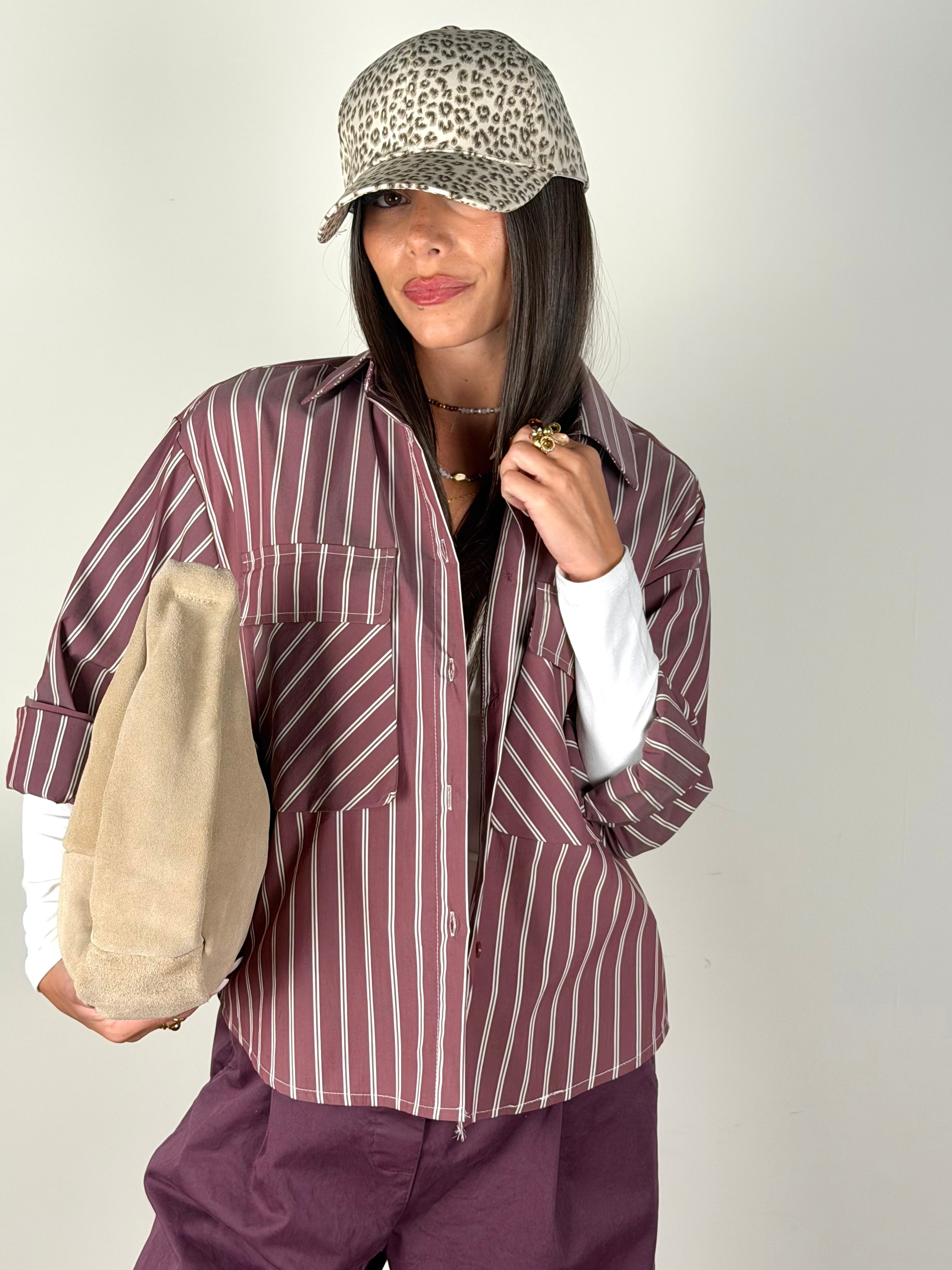 Camicia Zelda bordeaux