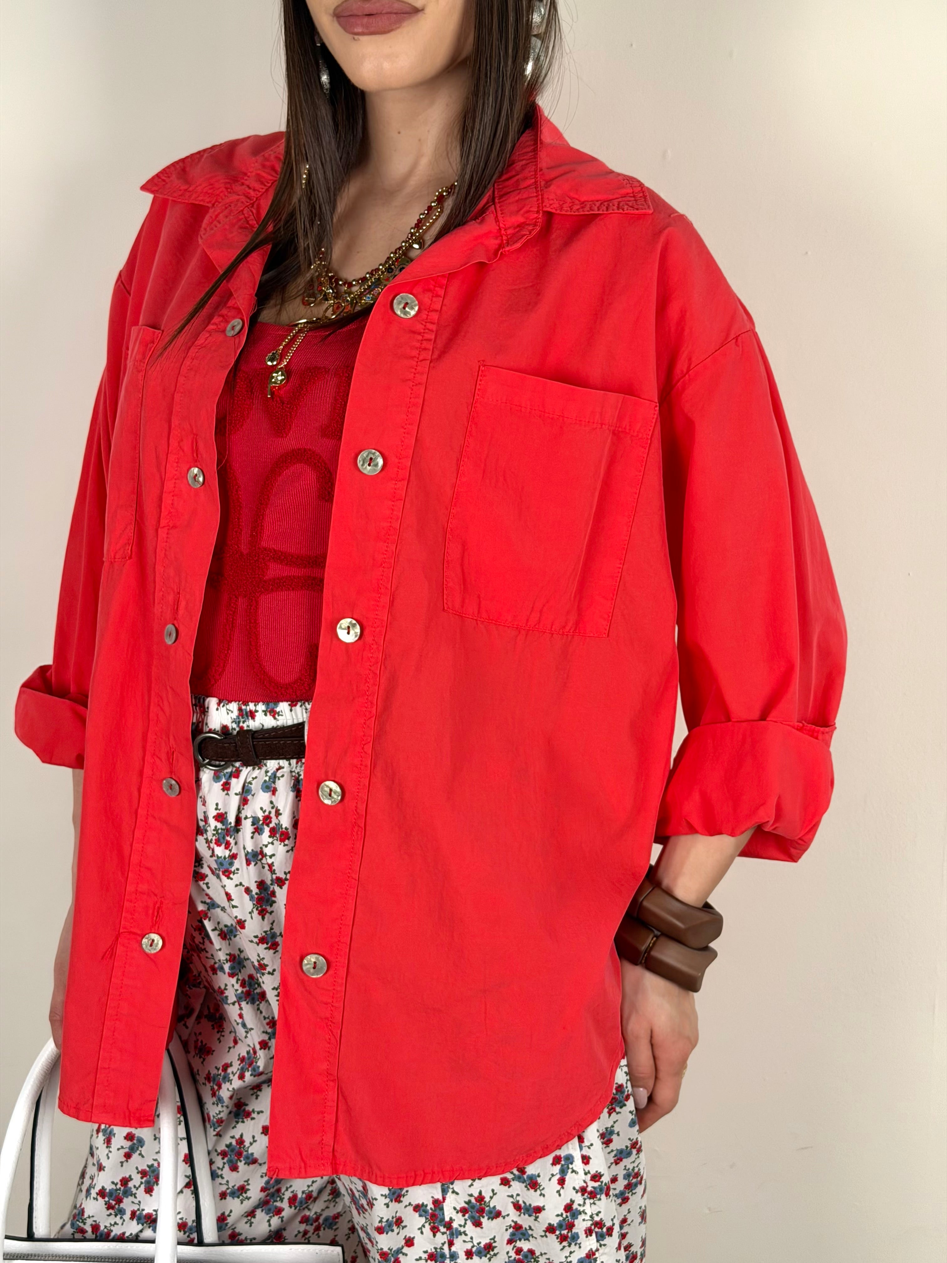Camicia Ines rosso