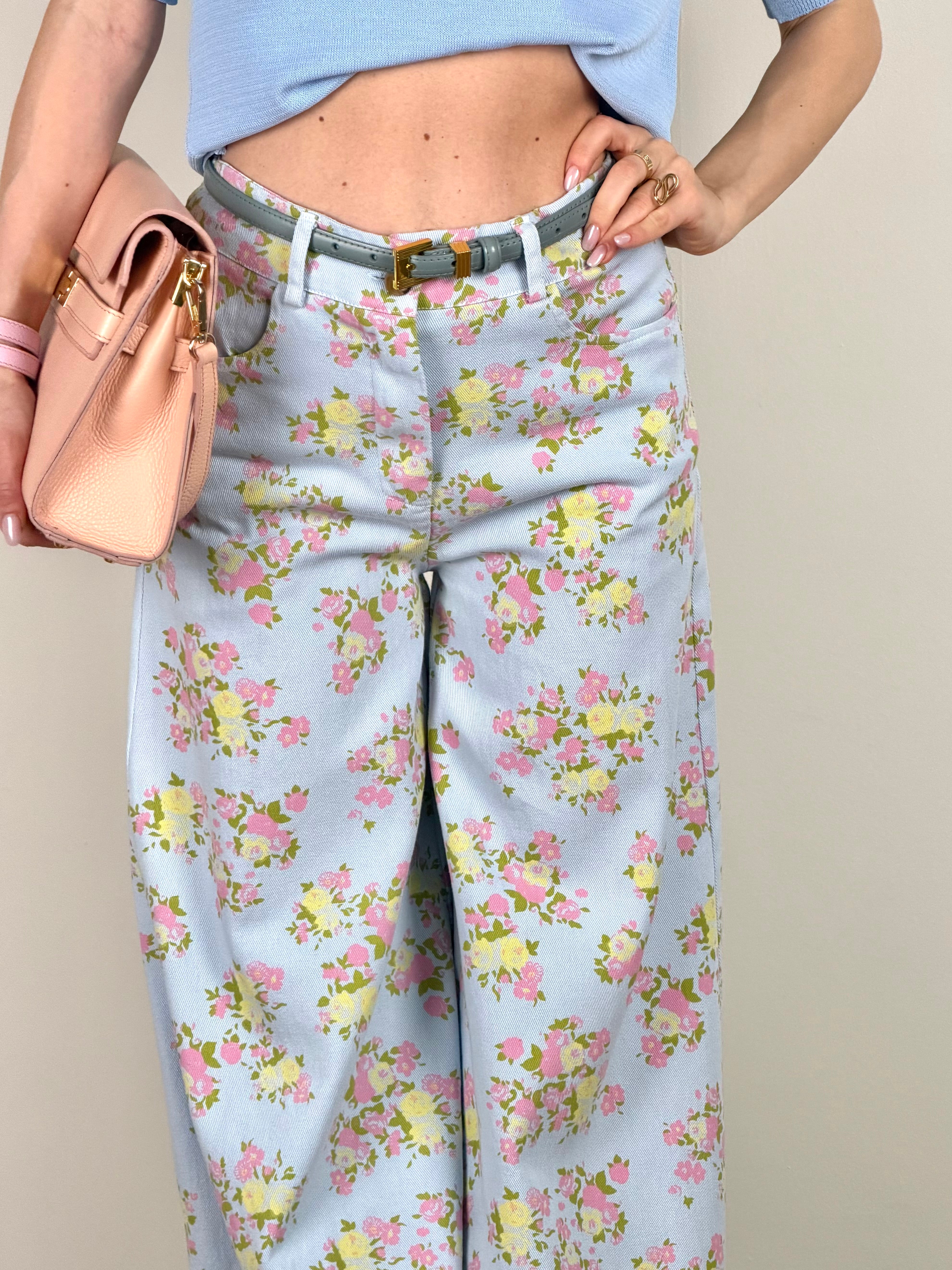 Pantalone Symon celeste