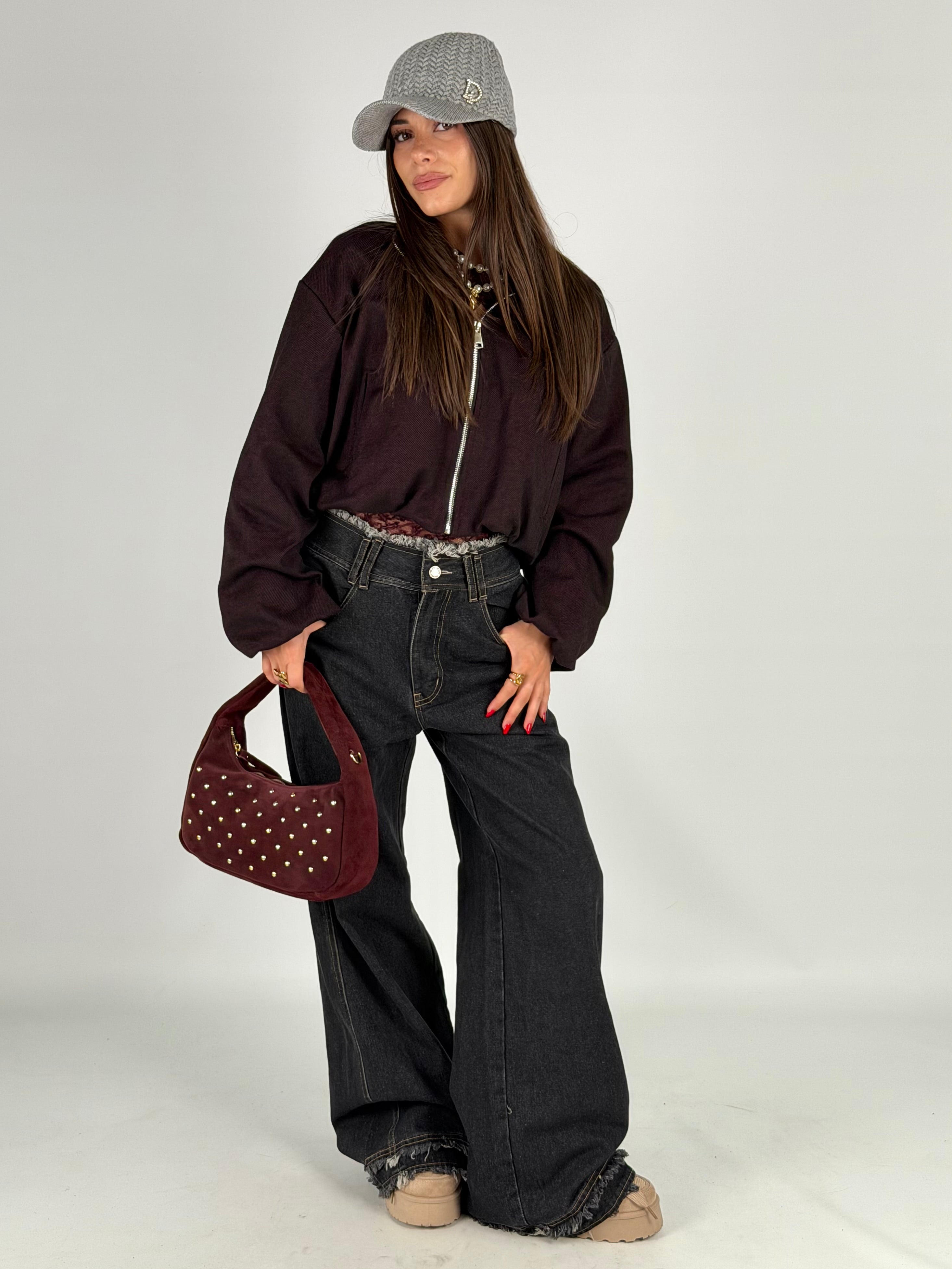 Bomber austin bordeaux