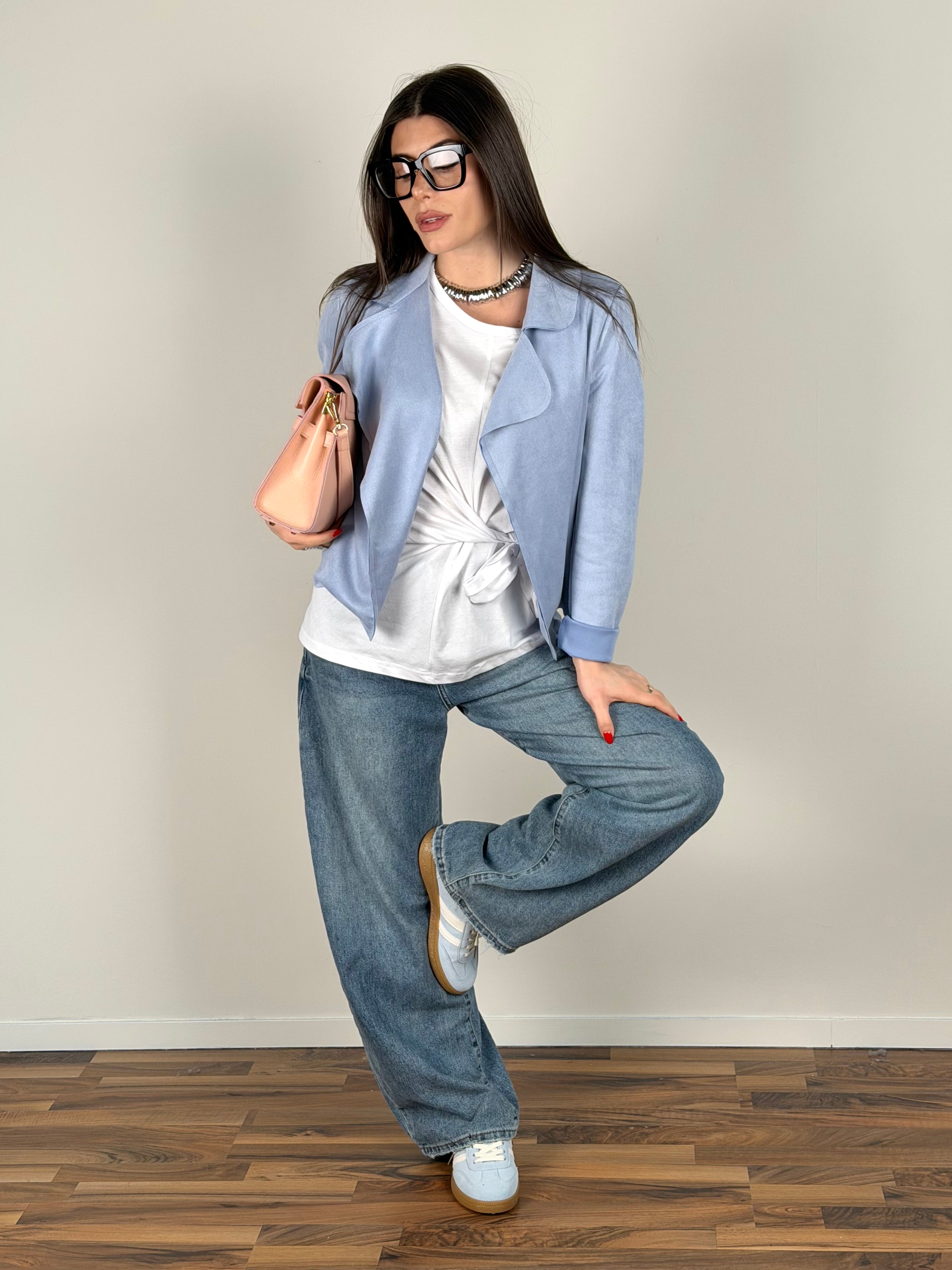 Chiodo bellissima azzurro