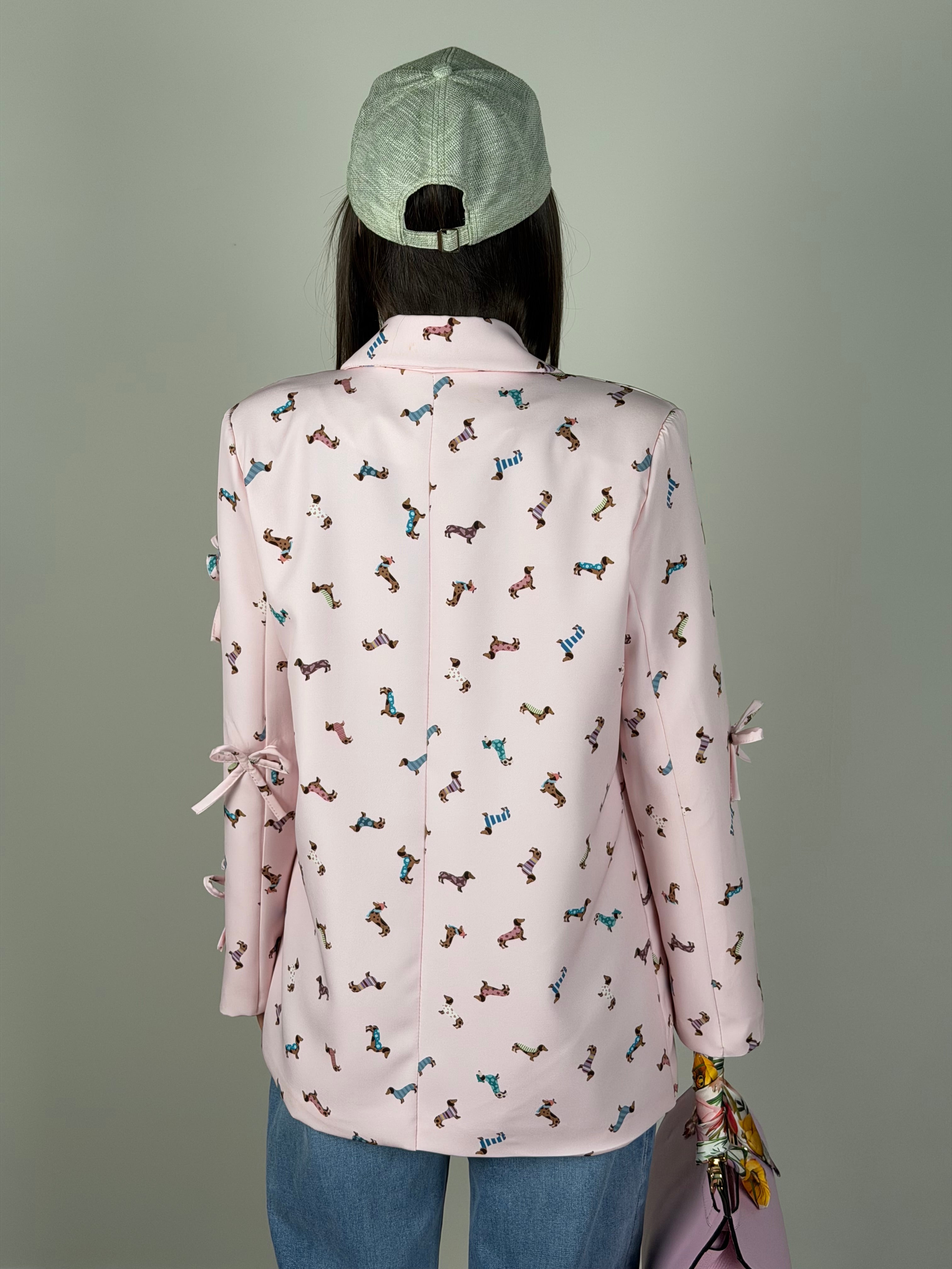Giacca dog rosa