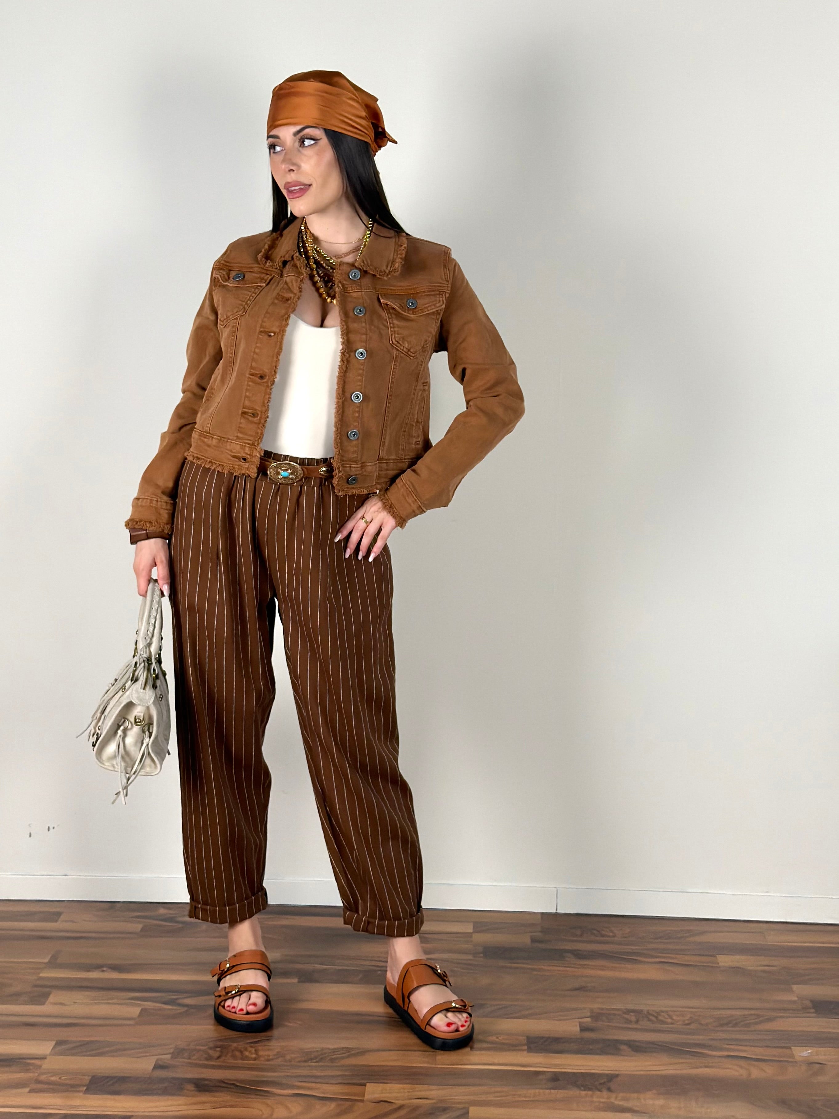 Giubbino jeans David coccio