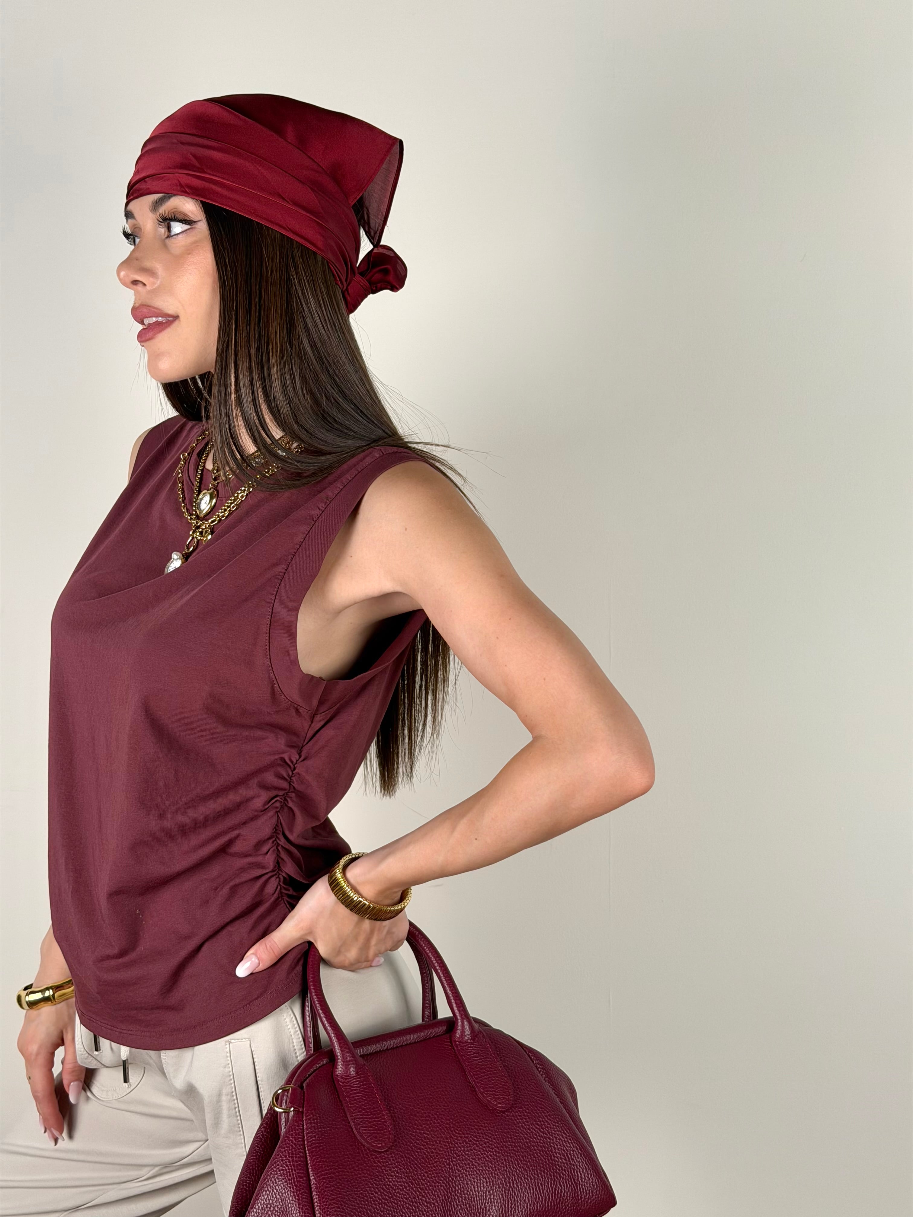 Maglia Nilo bordeaux
