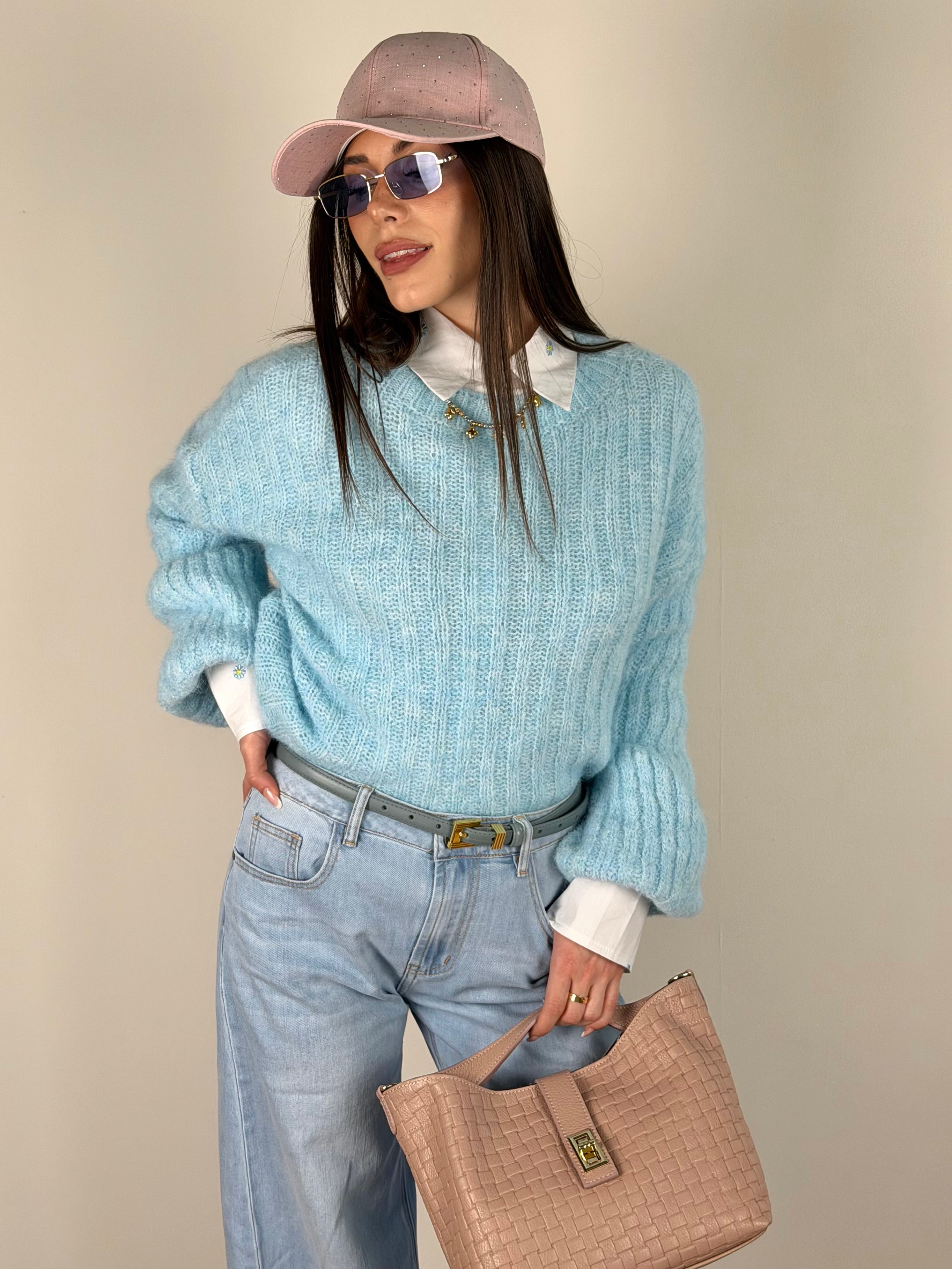 Maglia India celeste