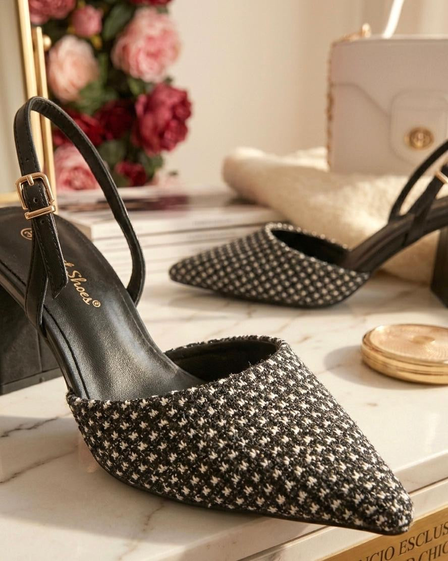 Tweed con tacco