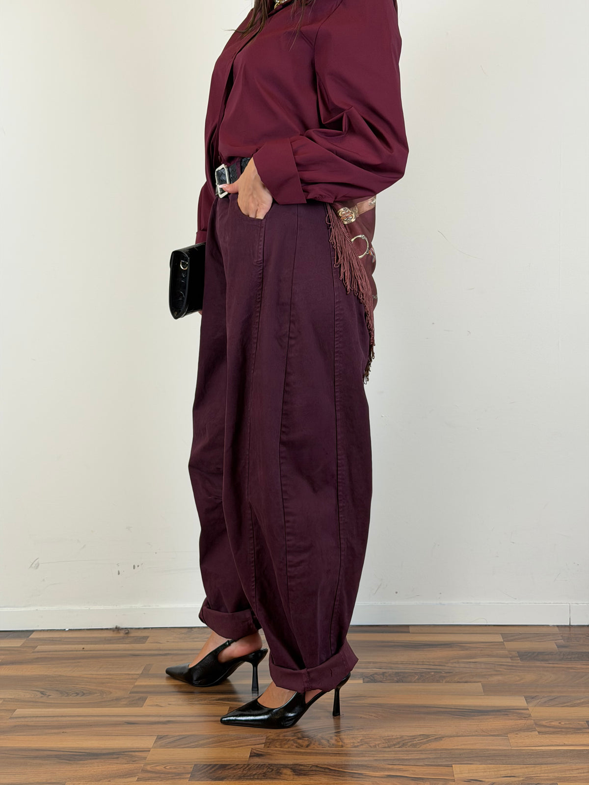 Pantalone Urban bordeaux