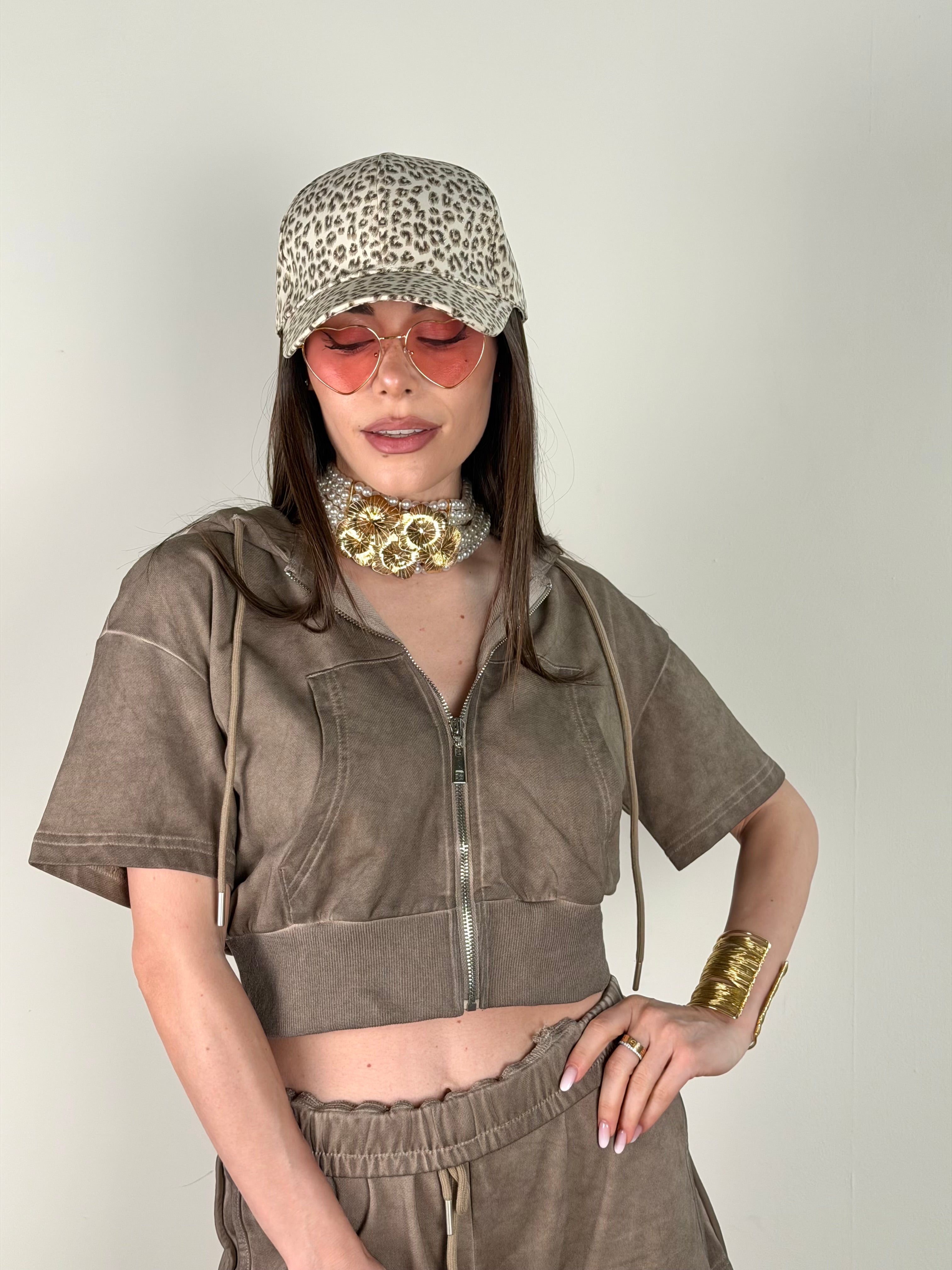 Completo tuta New York marrone
