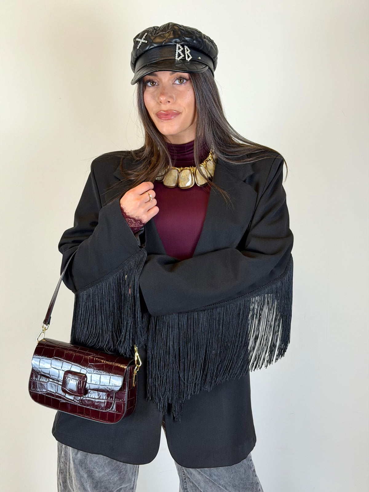 Giacca Western nero