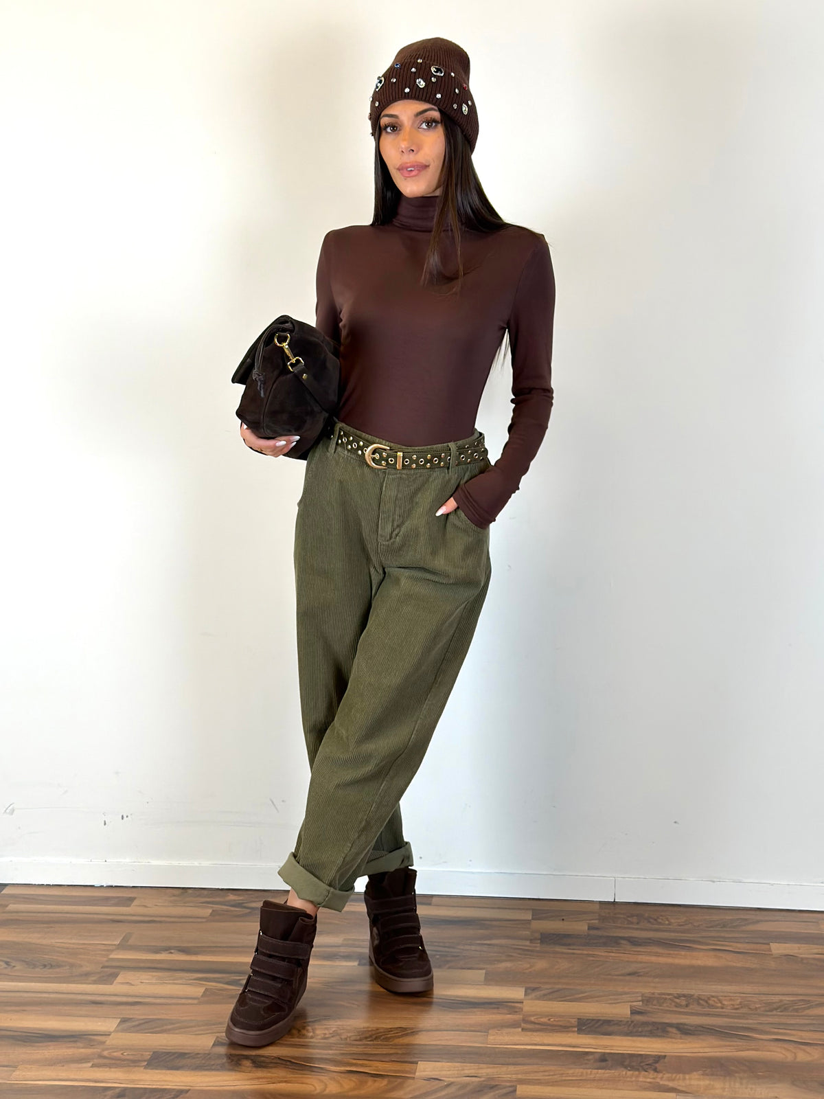 Pantalone Autunno verde