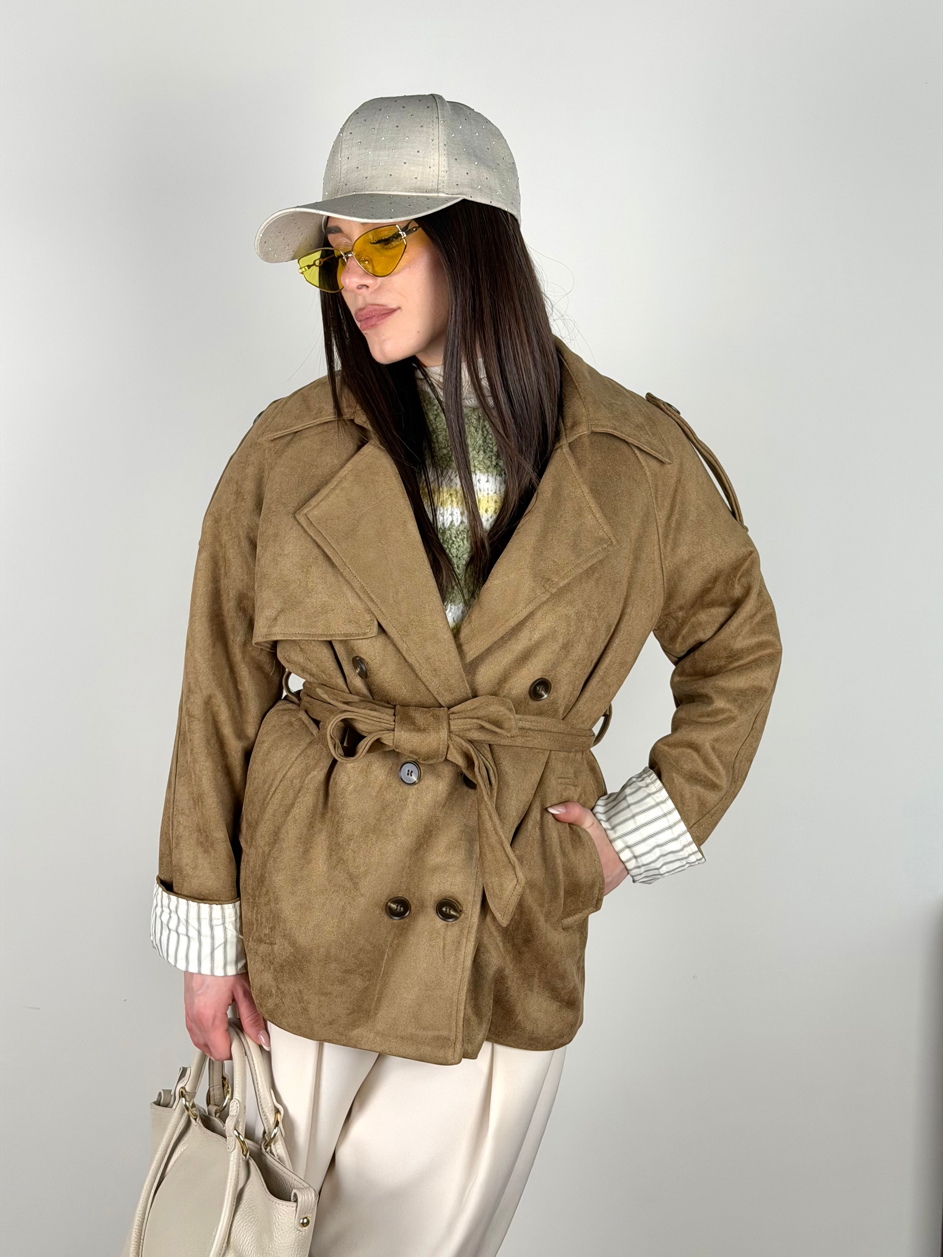 Trench Corinne tabacco