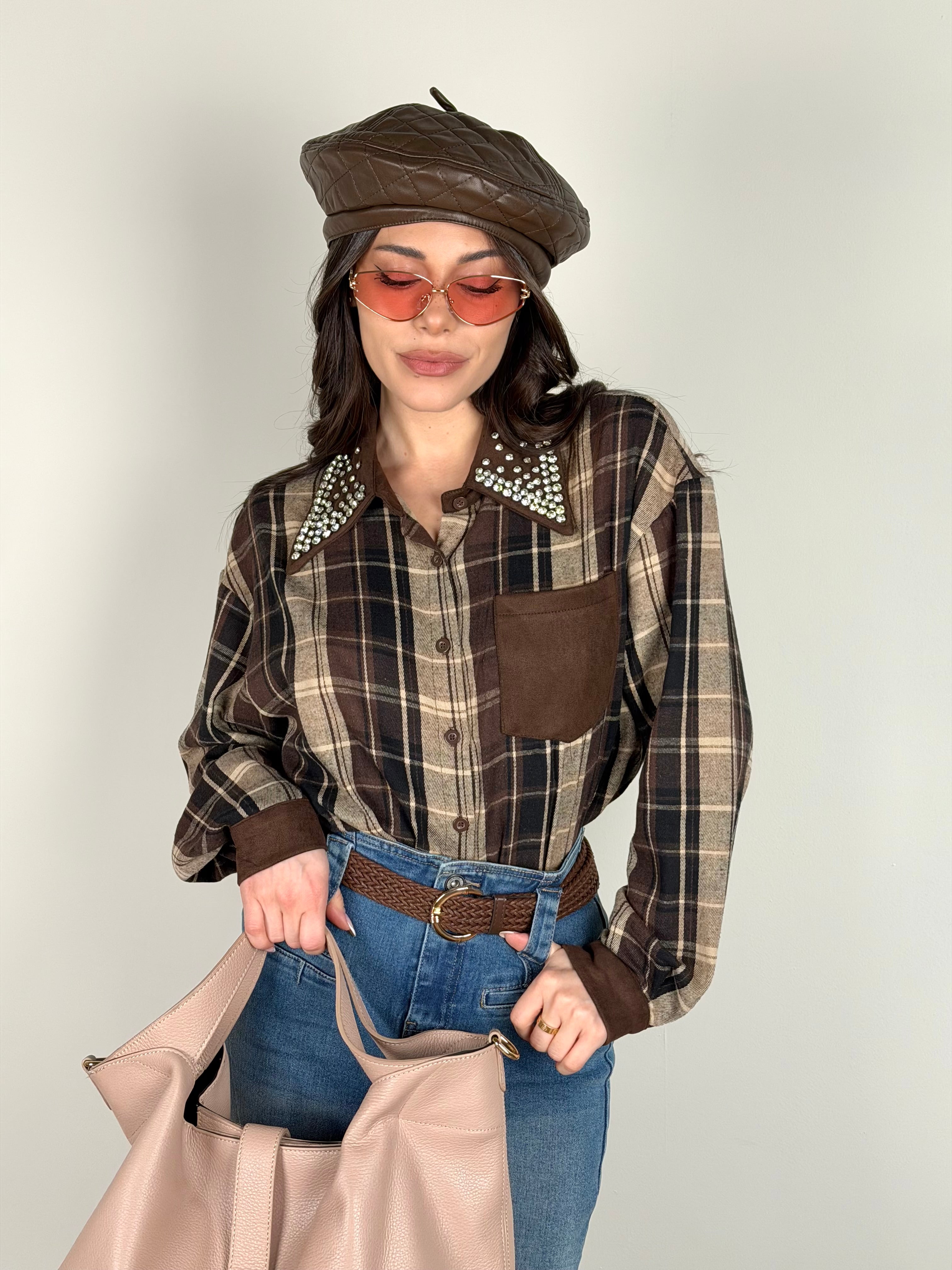 Camicia check Morgan