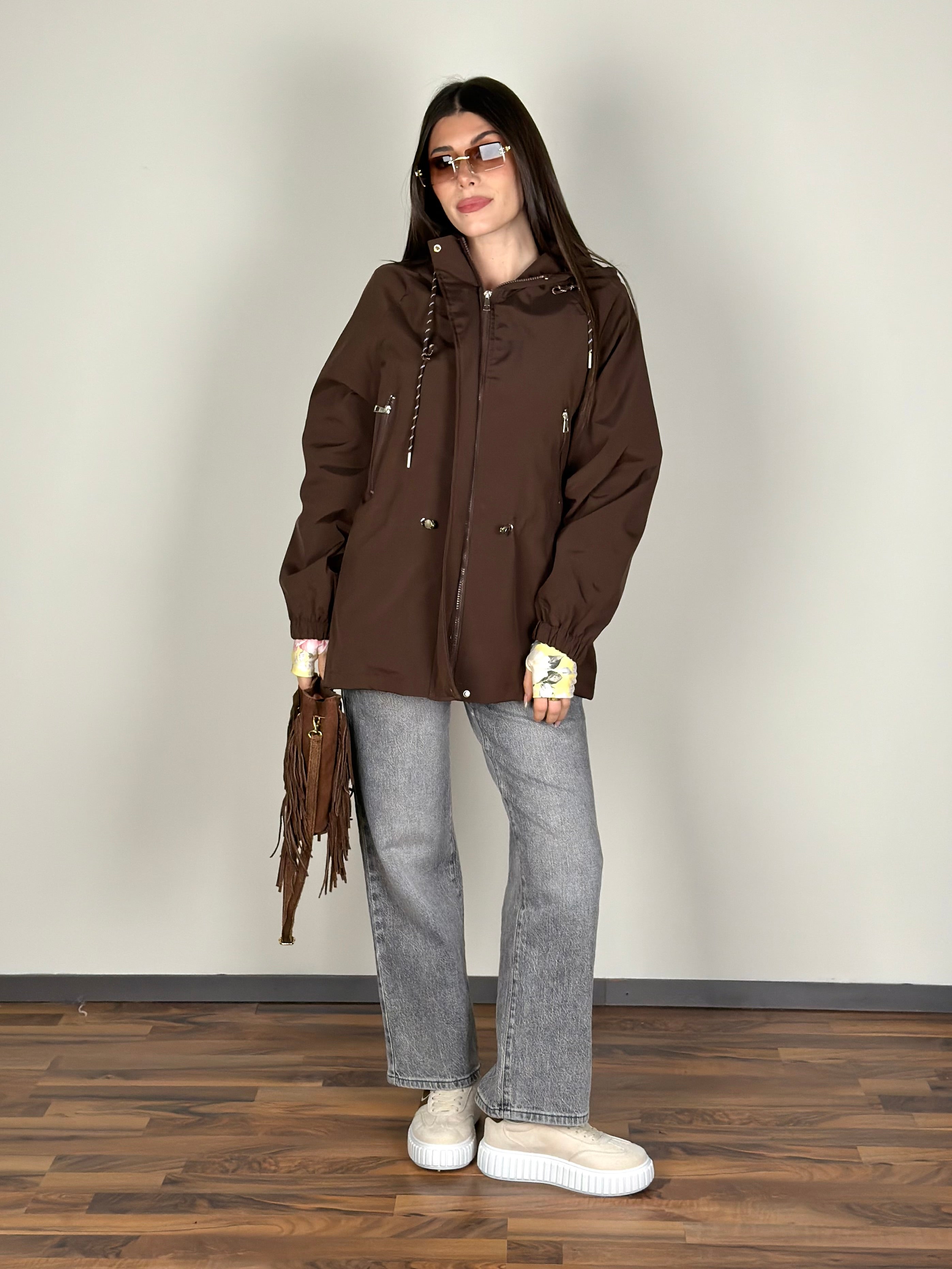 Spolverino coulisse moro