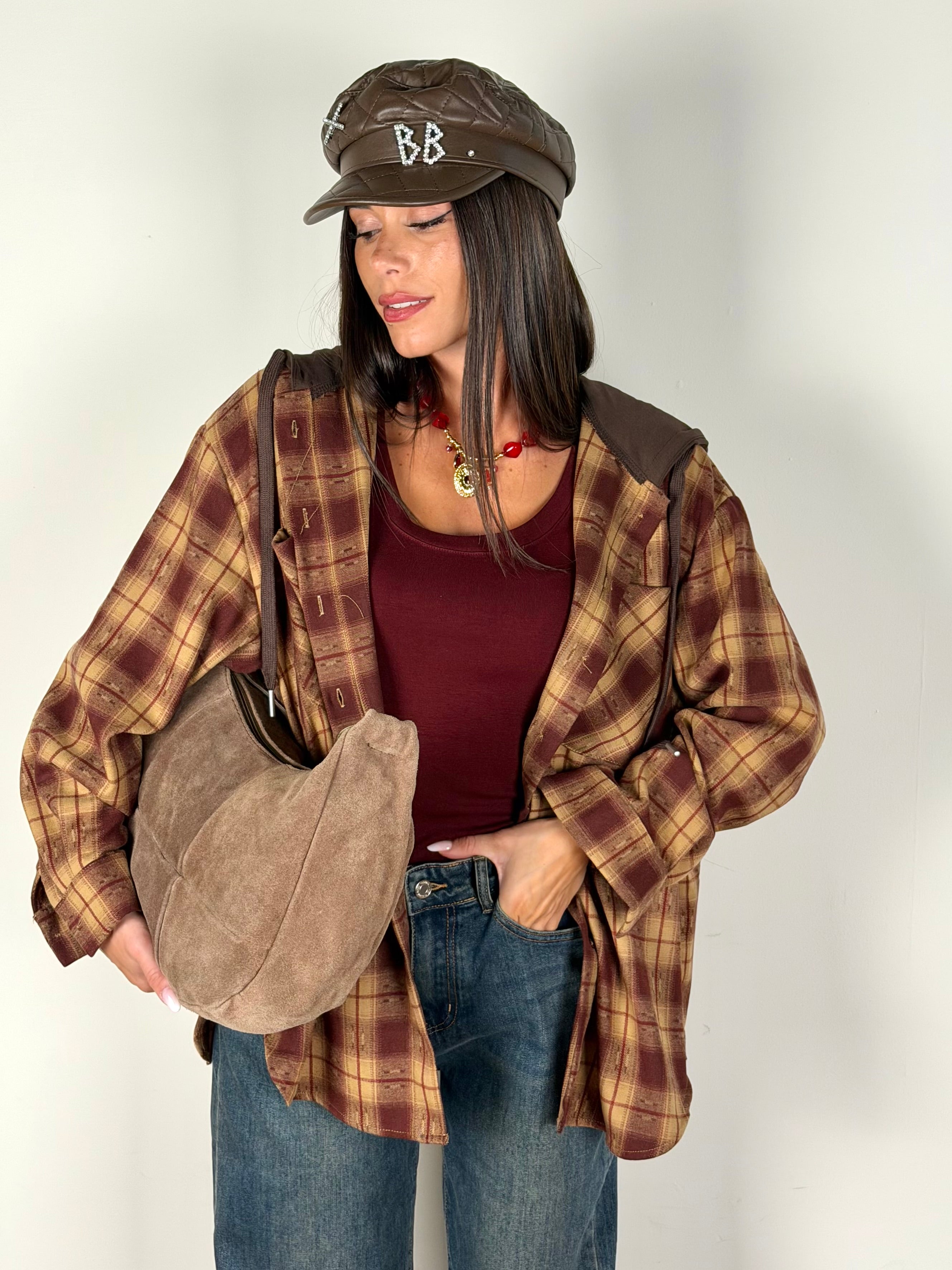 Camicia Check Street Bordeaux