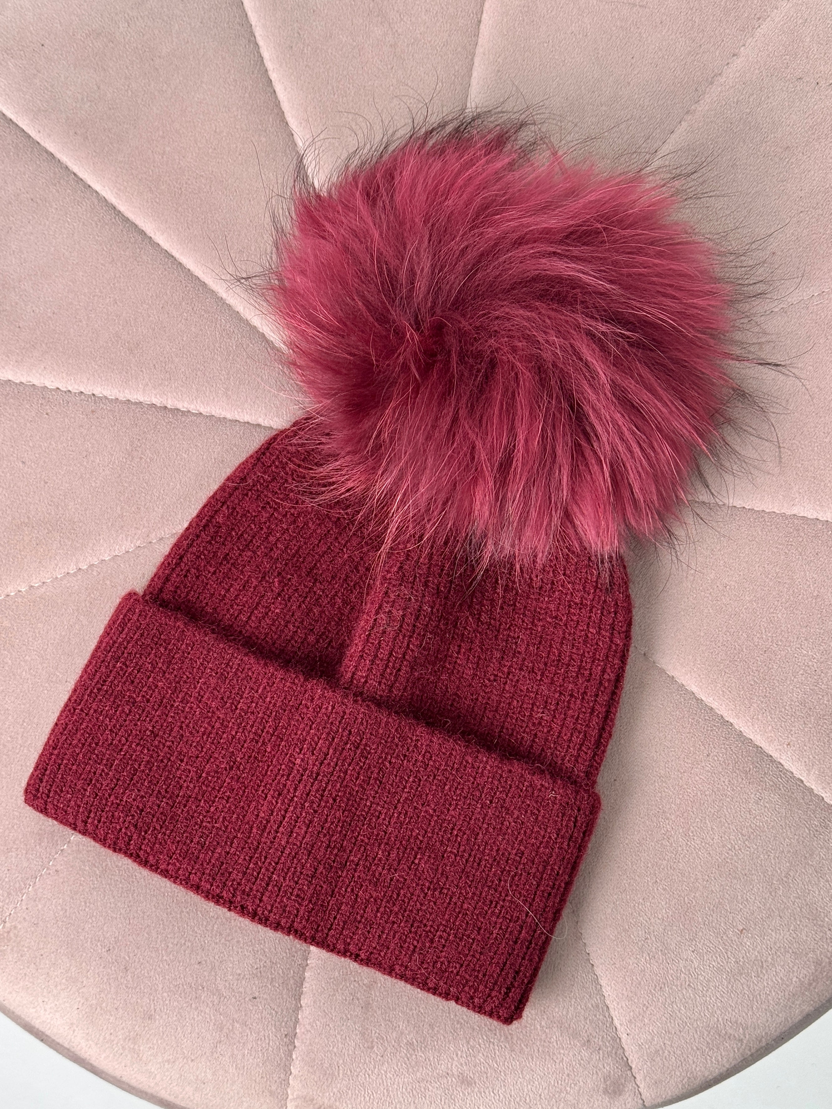 Cappello pon pon - 5 colori