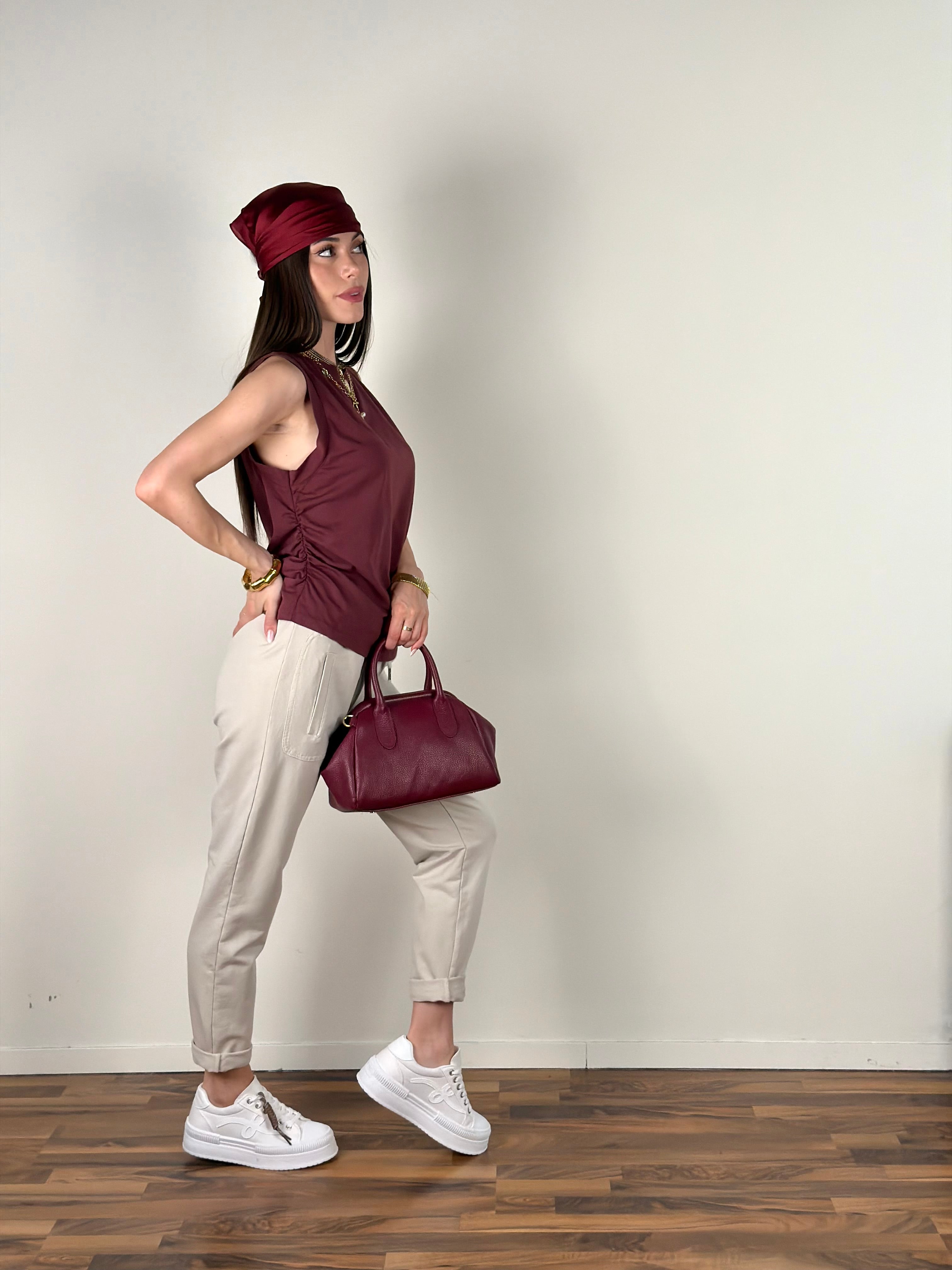 Maglia Nilo bordeaux