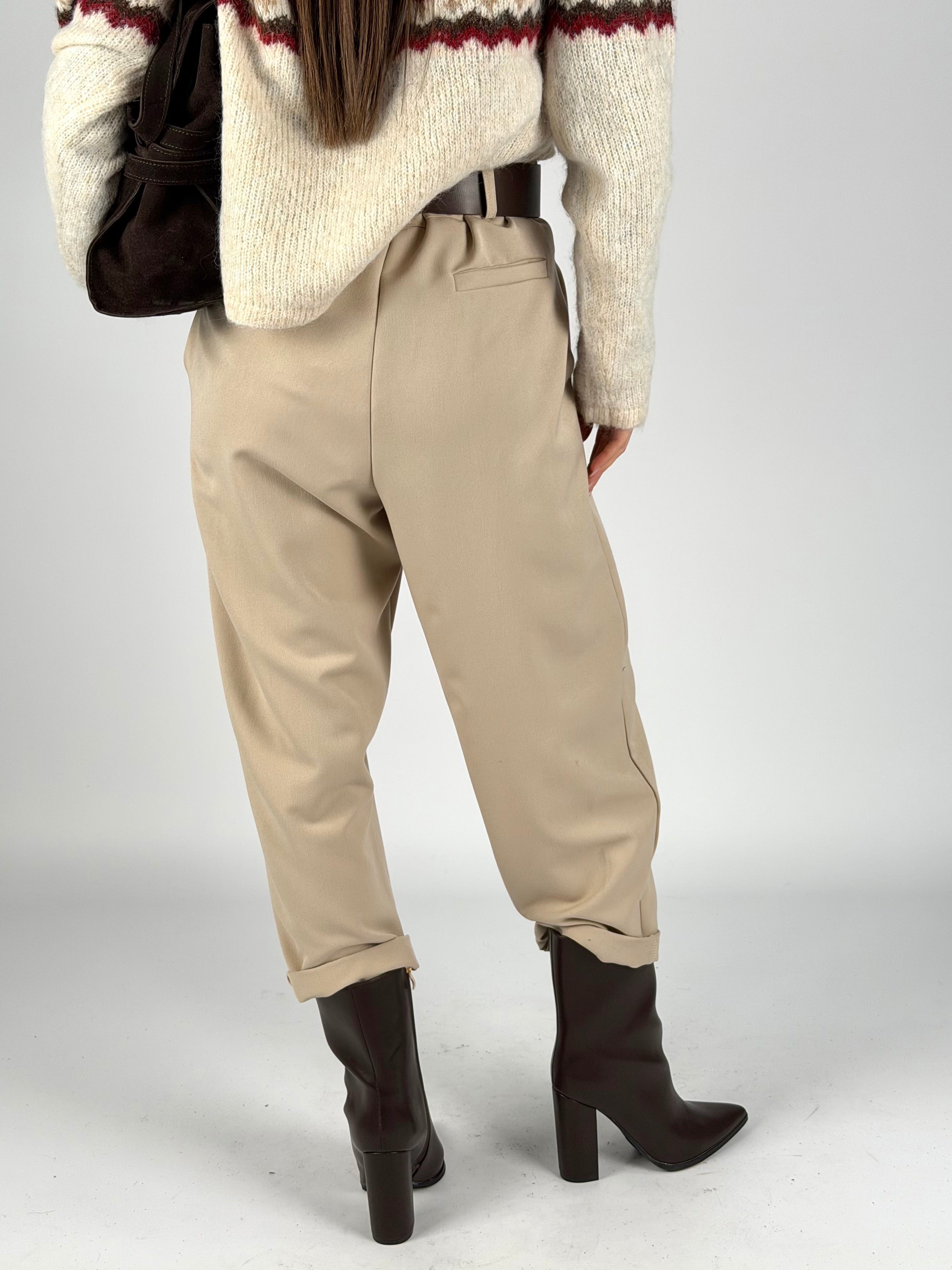 Pantalone India beige