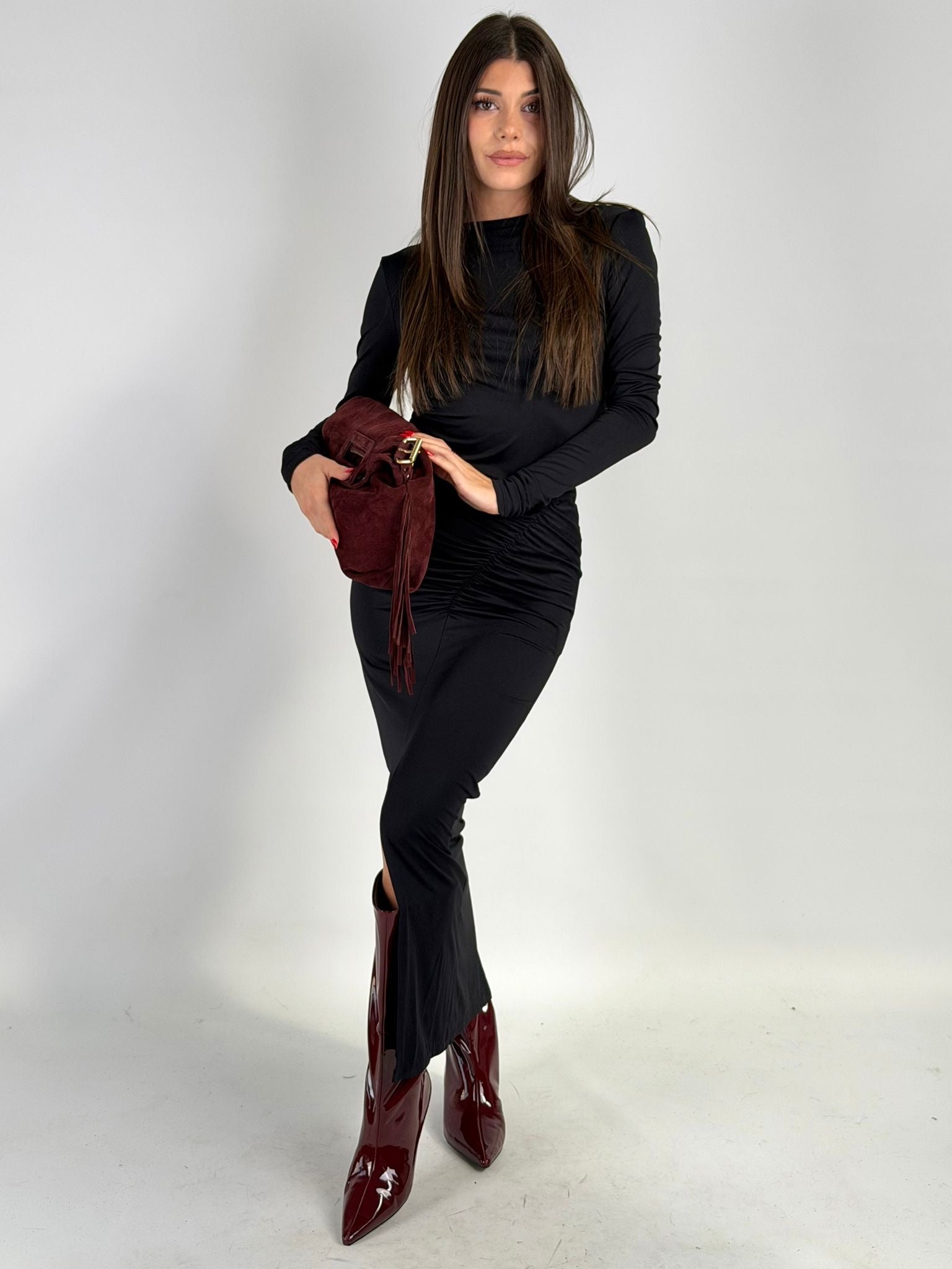 Abito scollo schiena nero Napoli