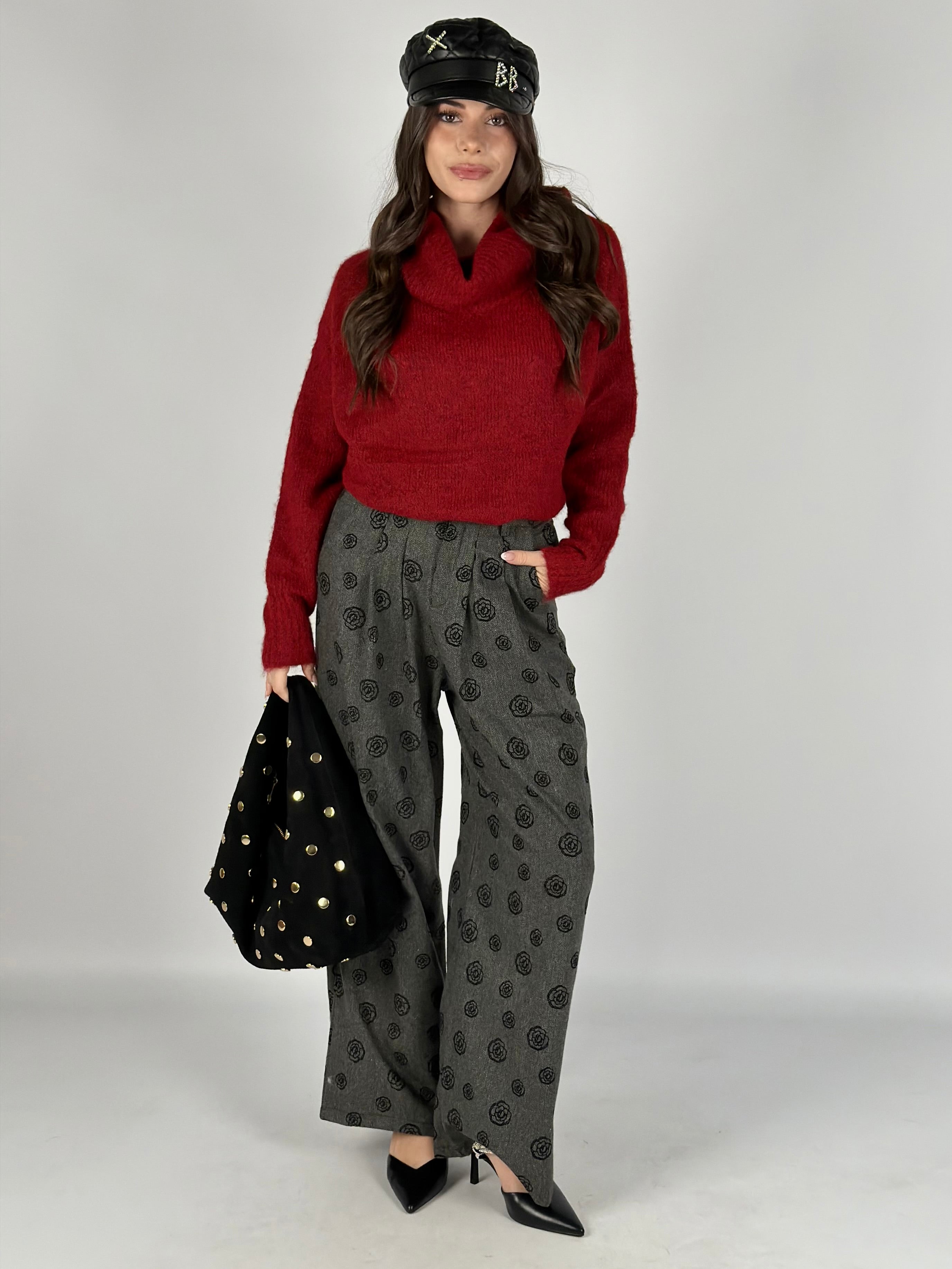 Pantalone Helena nero