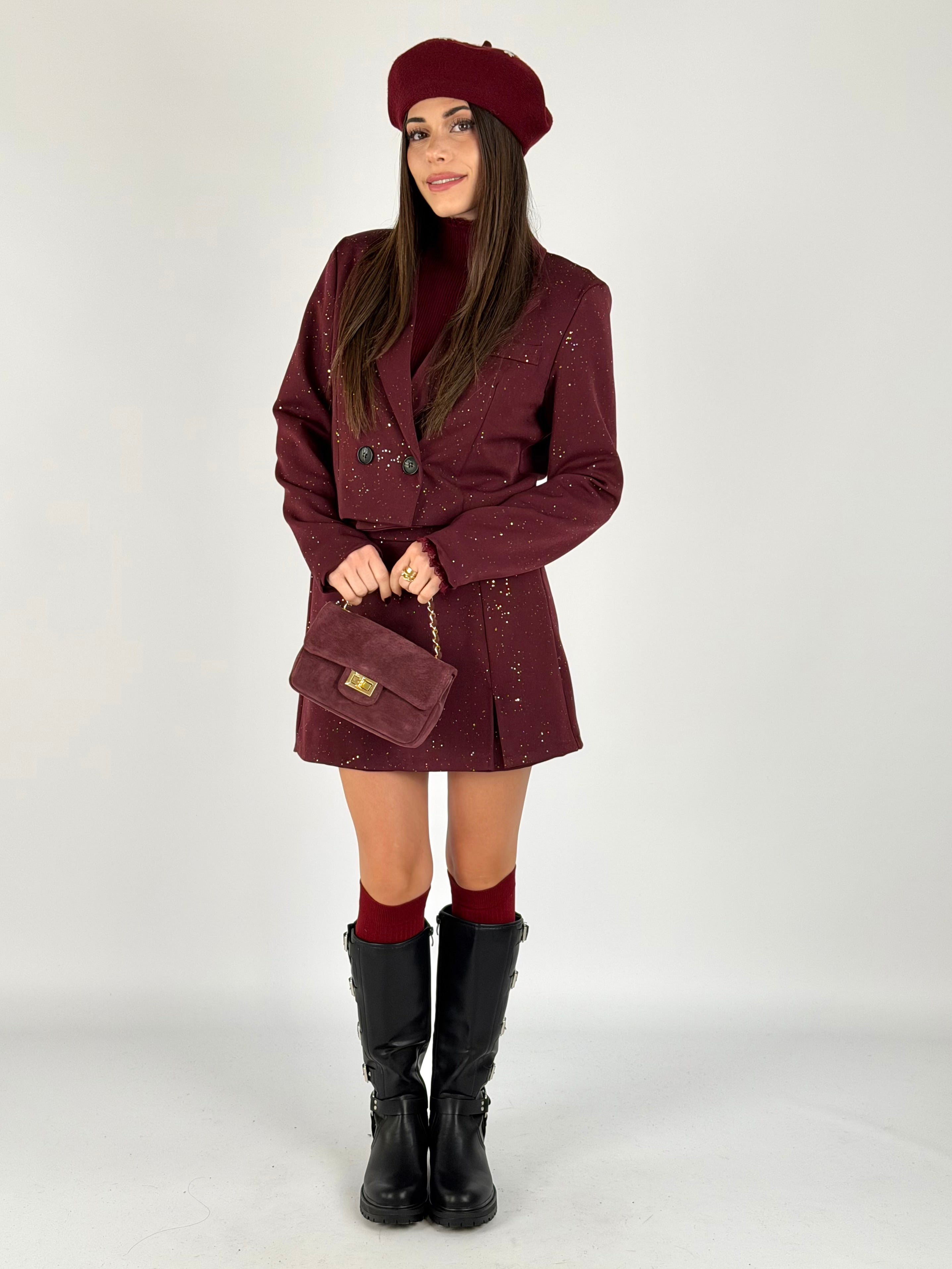 Completo Nina bordeaux