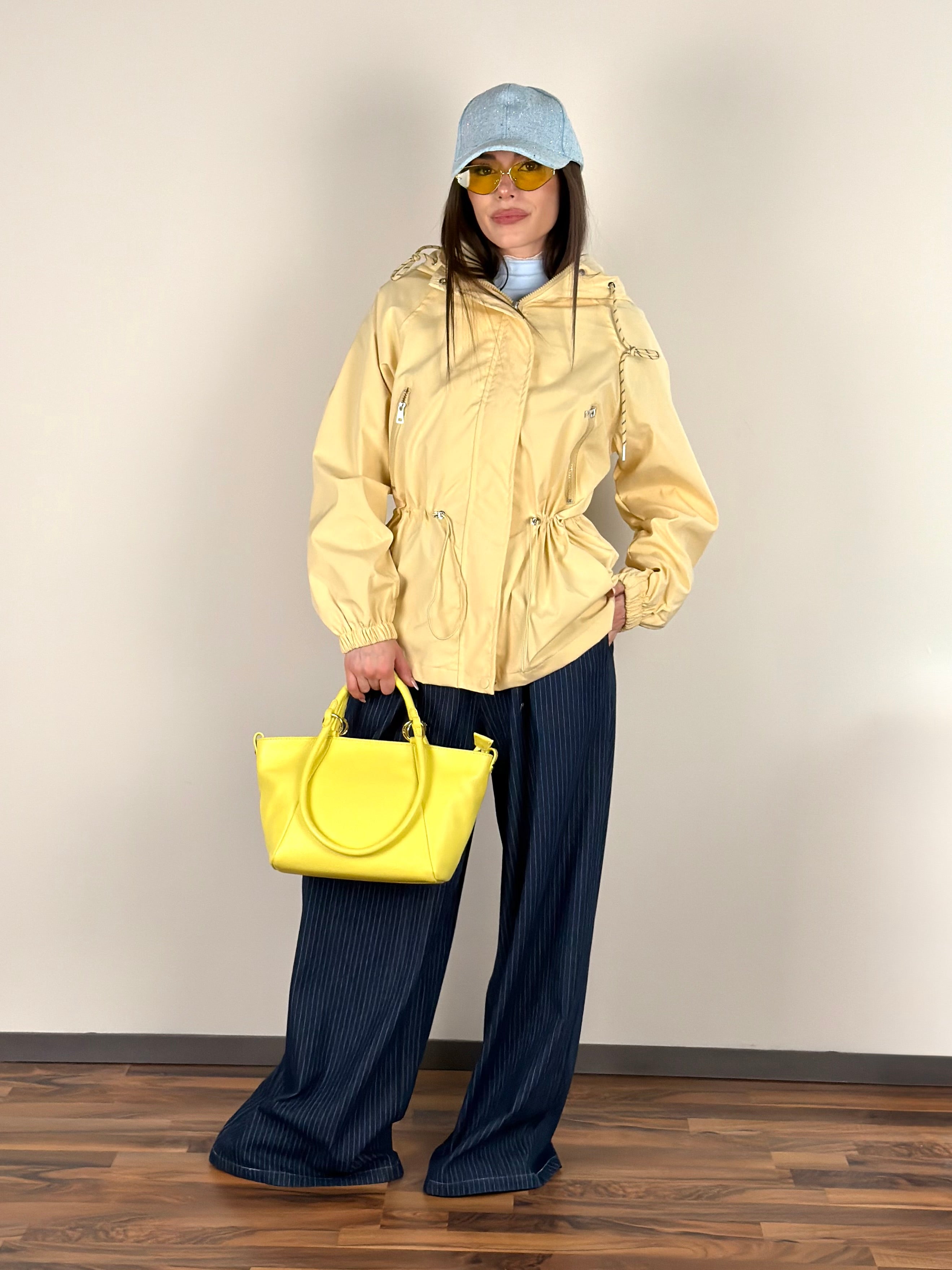 Spolverino coulisse giallo